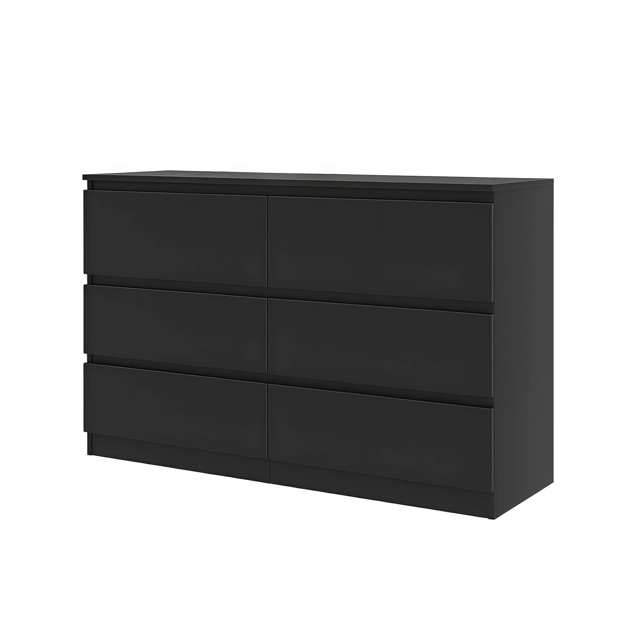 6 Drawer Dresser With Spacious Countertop And Concealed Handles - Image 2