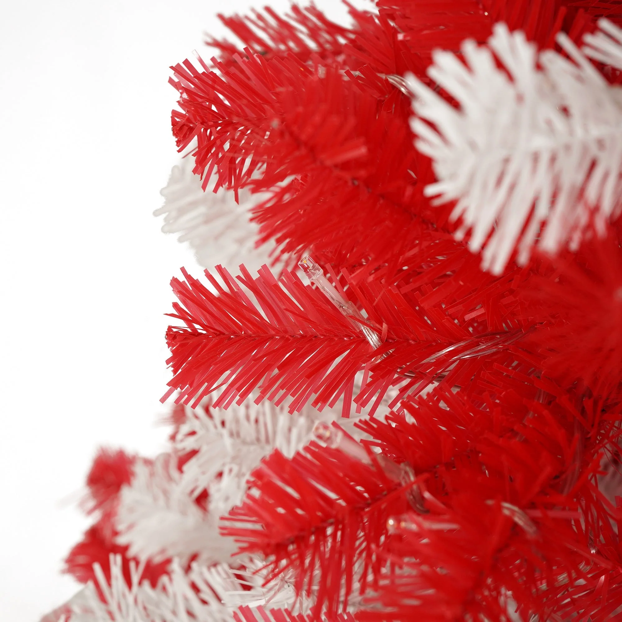 6-Foot Candy Cane Christmas Tree with 300 LED Lights - Image 10