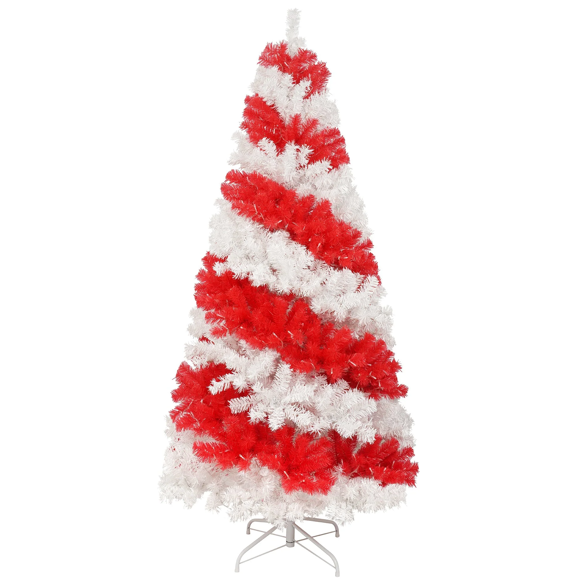 6-Foot Candy Cane Christmas Tree with 300 LED Lights - Image 8
