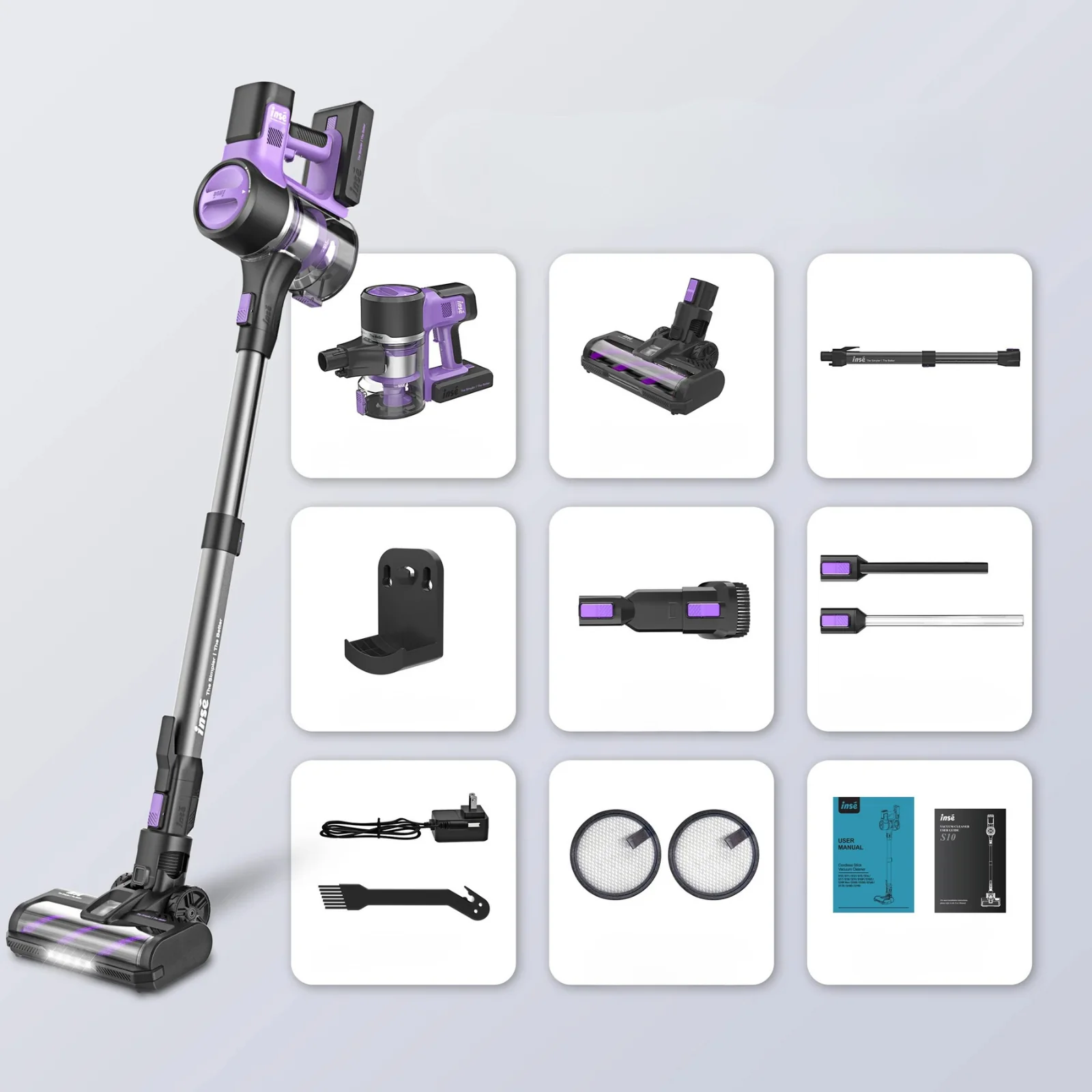 6 in 1 Cordless Stick Vacuum Cleaner 45KPa Powerful Suction 50 Min Runtime - Image 7