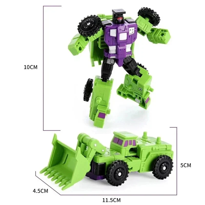 6-in-1 Transforming Robot Action Figure 22cm Convertible Toy for Kids - Image 3