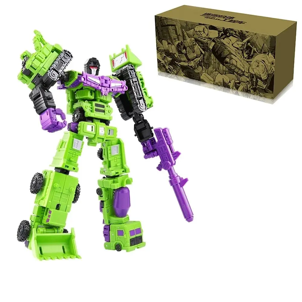 6-in-1 Transforming Robot Action Figure 22cm Convertible Toy for Kids - Image 4
