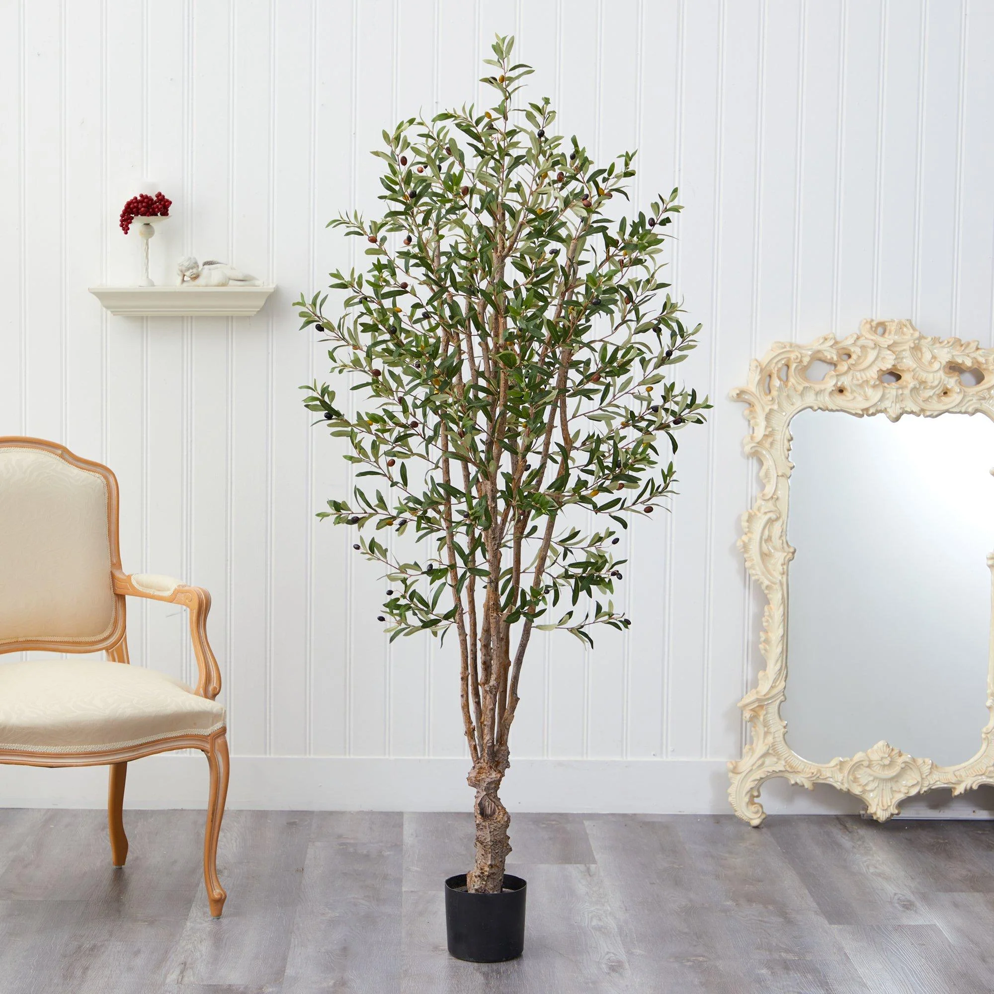 6’ Olive Artificial Tree with 1656 Leaves - Image 2