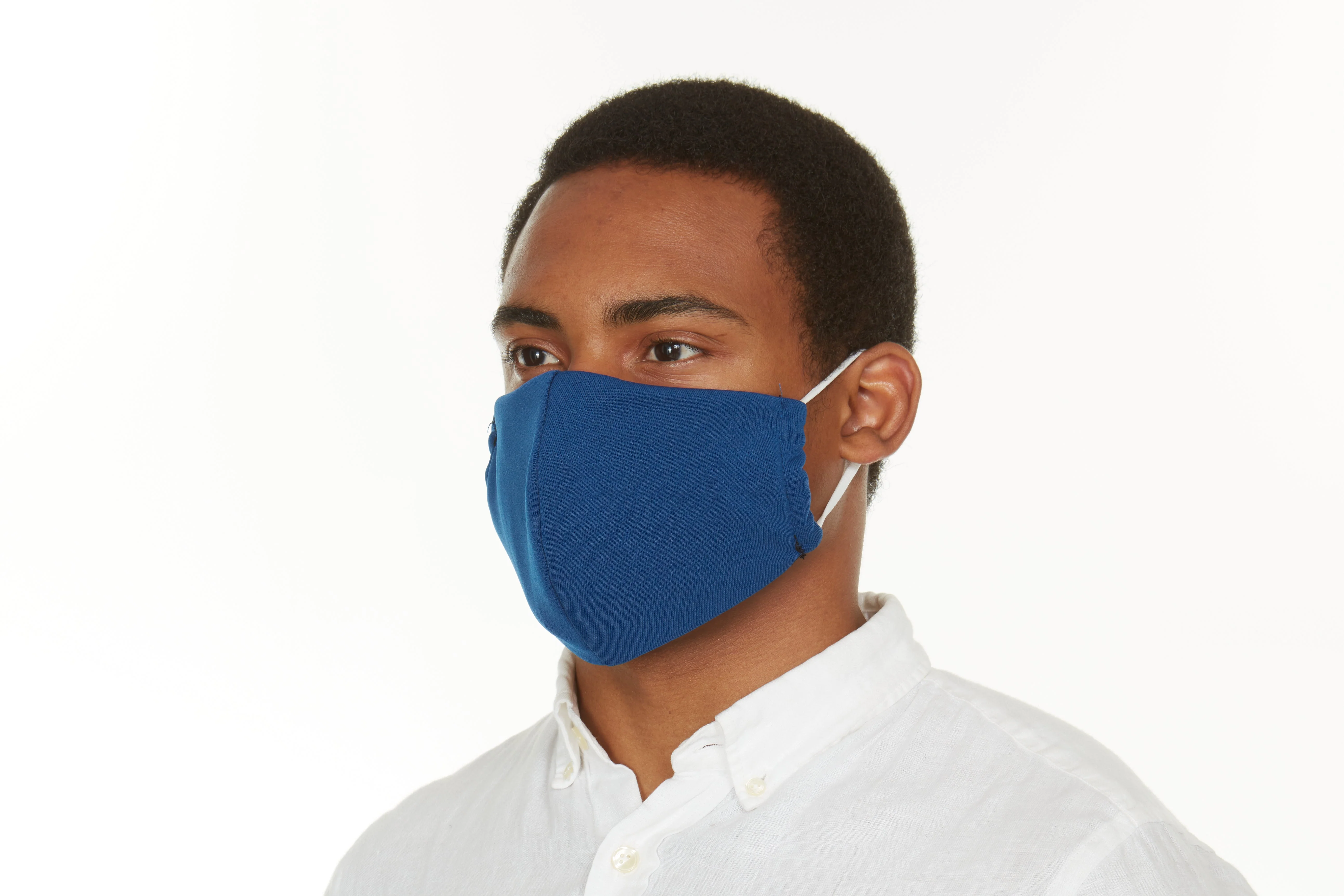 6-Pack: Men's Reusable Machine Washable Masks Mystery (3 Solid + 3 Prints) - Image 20