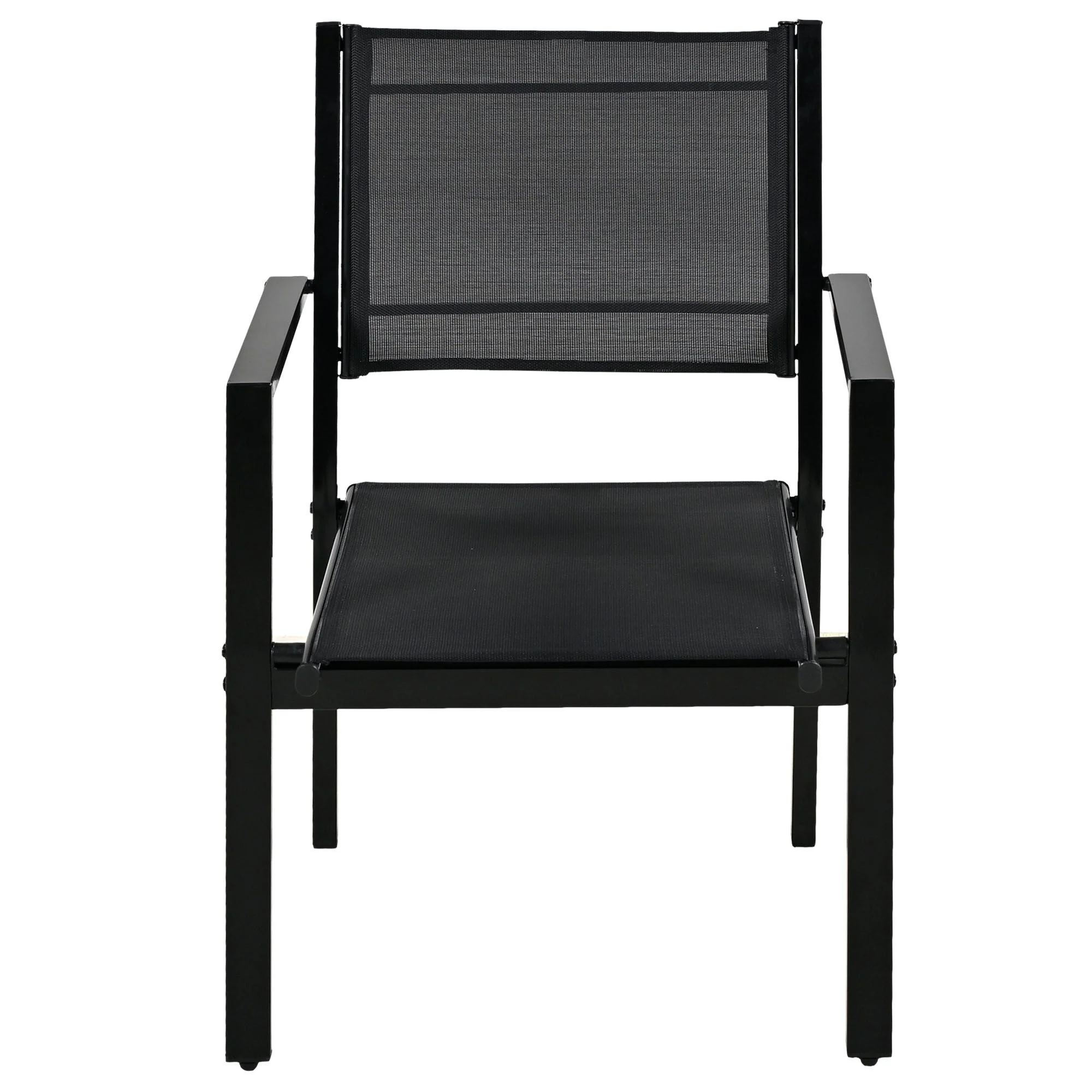 6-Person Modern Steel Outdoor Dining Set - Image 7