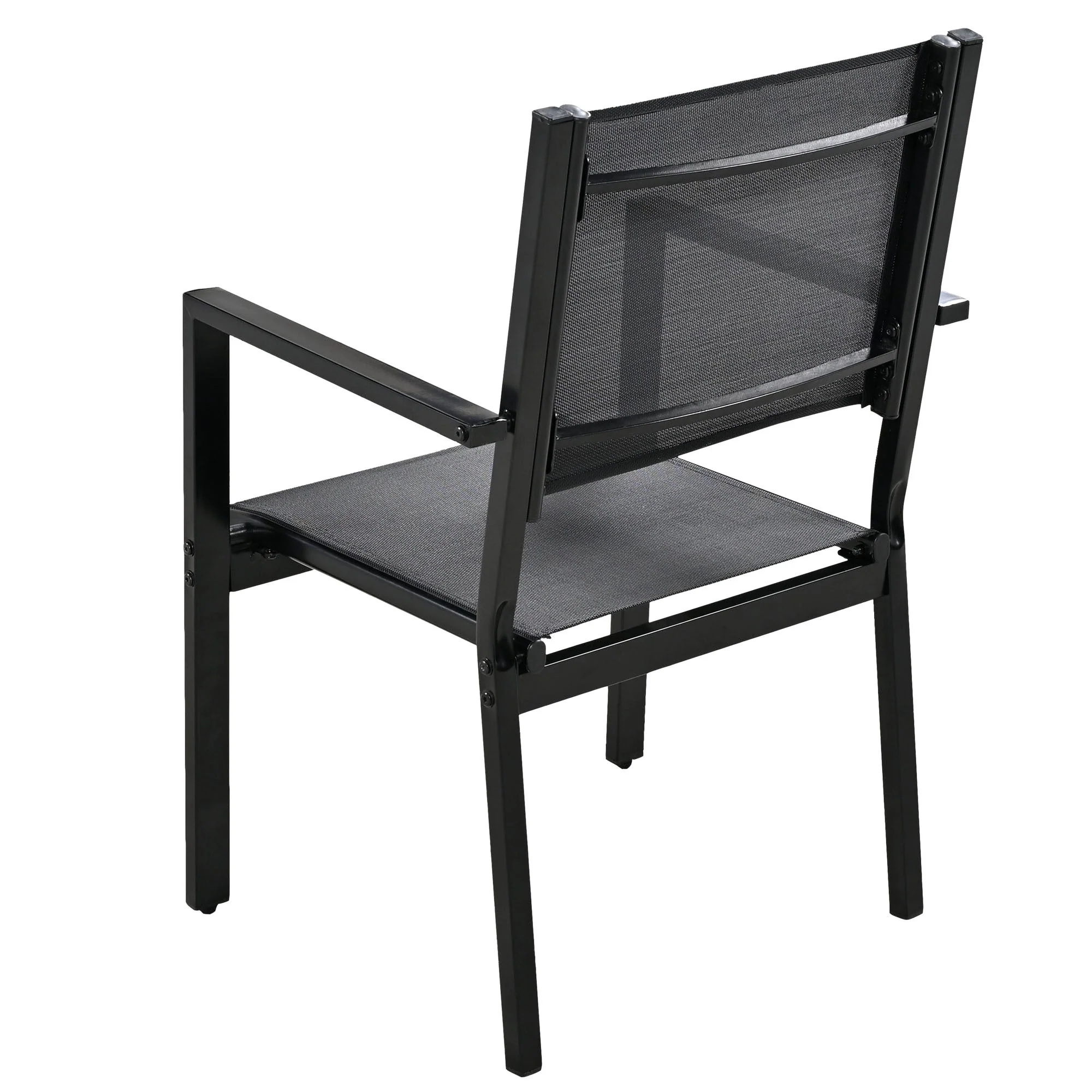 6-Person Modern Steel Outdoor Dining Set - Image 9