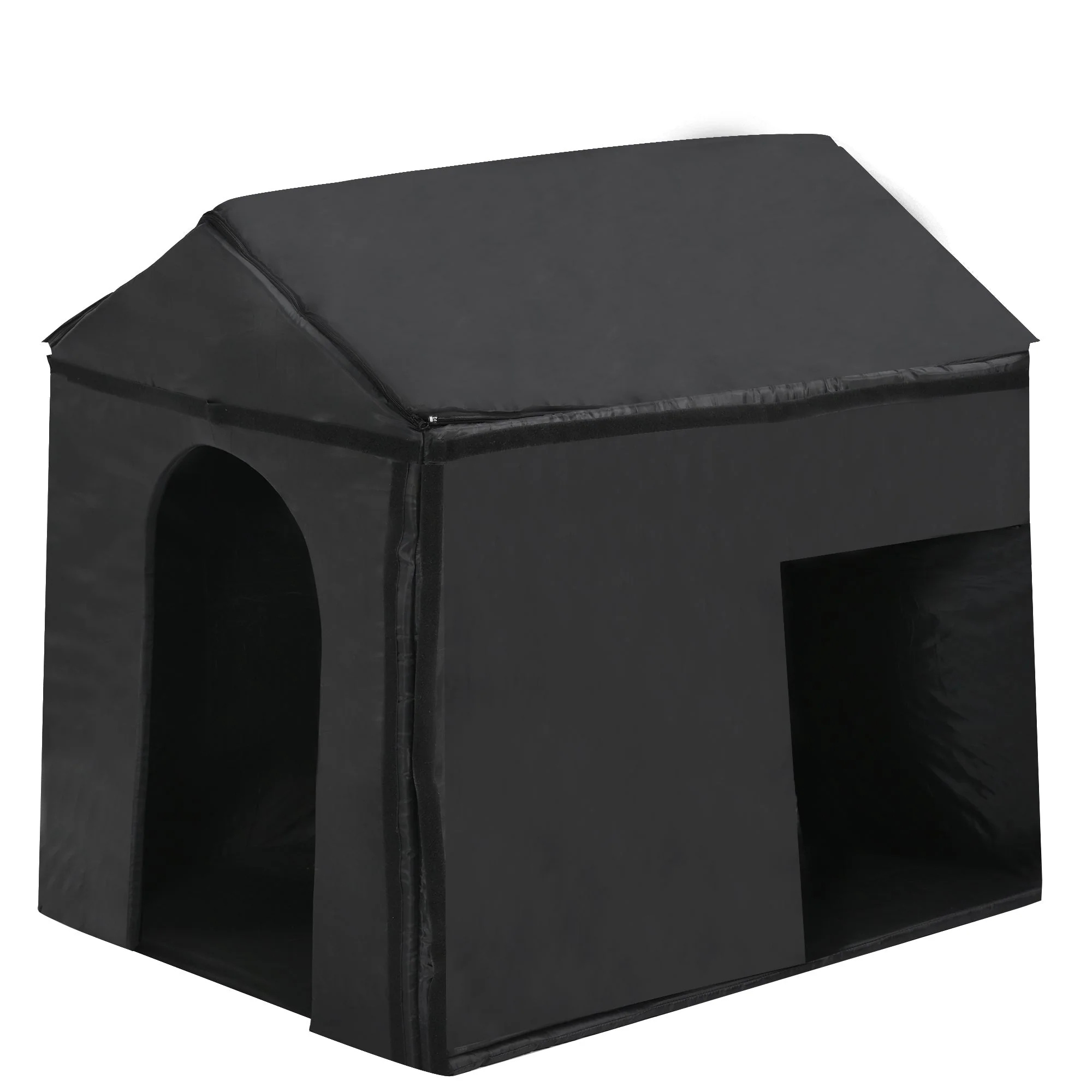 60.2' Large Outdoor Dog House with Insulated Liner for Winter Waterproof Dog Kennel - Image 12