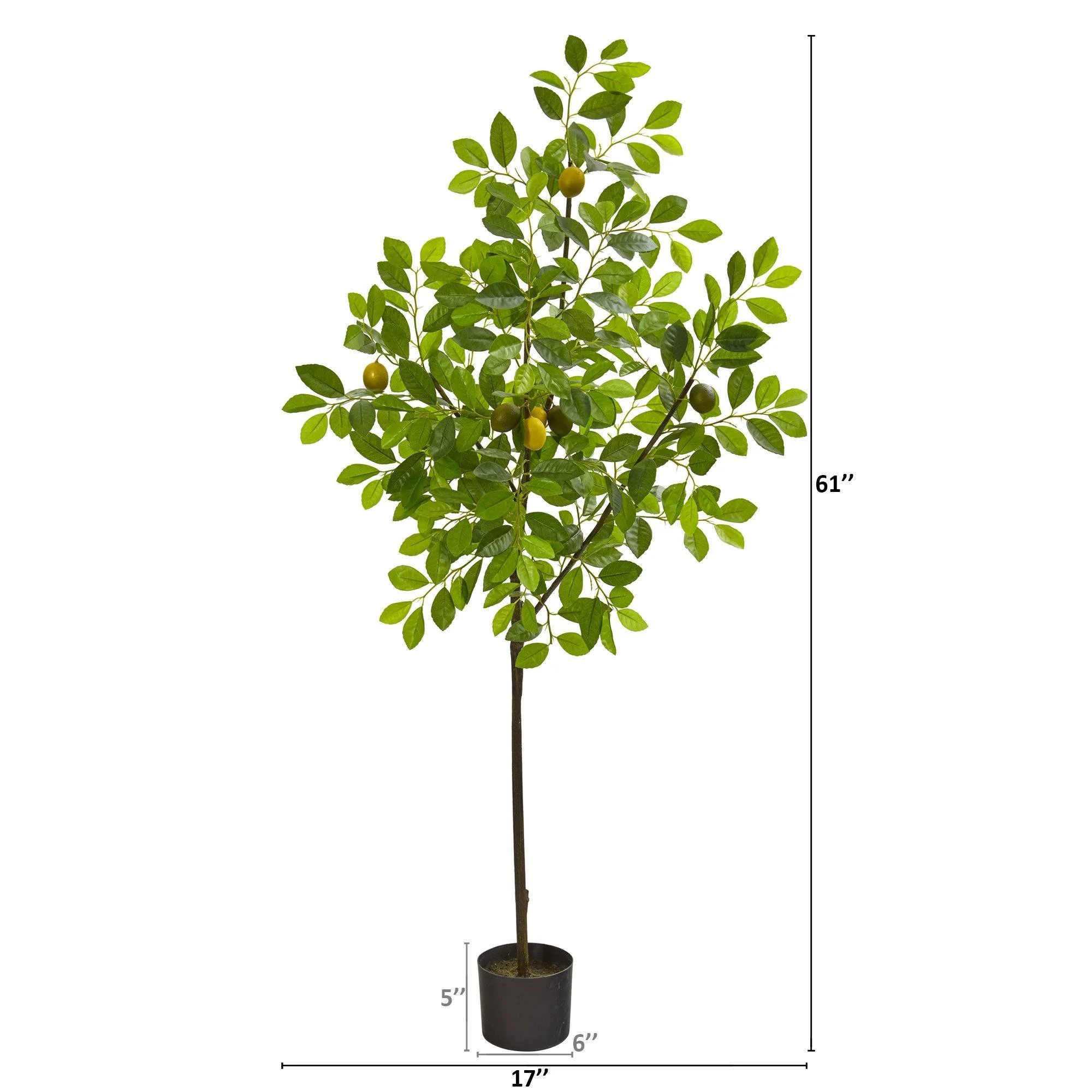 61” Lemon Artificial Tree - Image 4