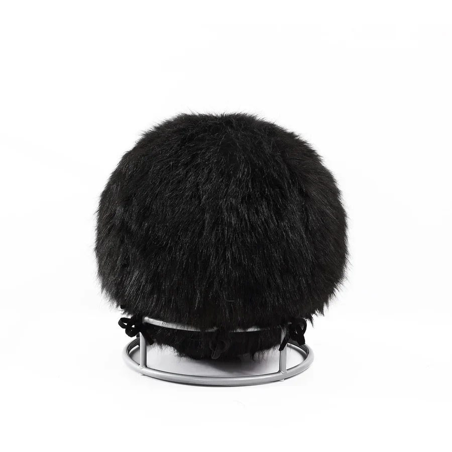 65 Inch Posture Fuzzy Exercise Yoga Ball Chair Set - Image 9
