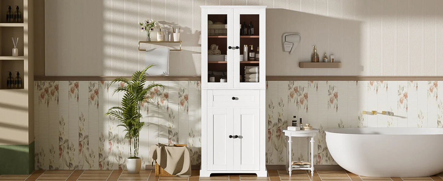 67.2' Tall Bathroom Storage Cabinet - Image 25