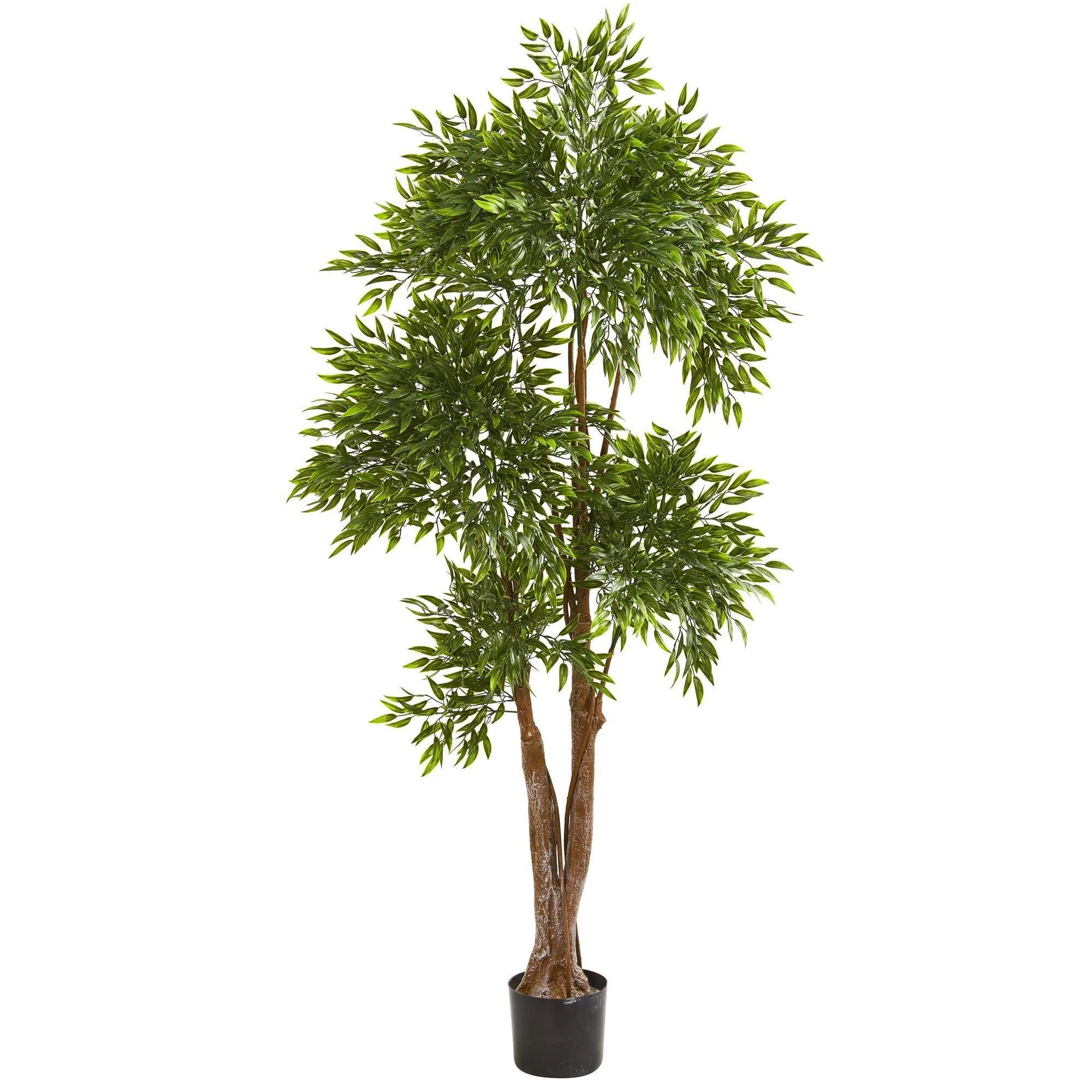69” Ruscus Artificial Tree UV Resistant (Indoor/Outdoor) - Image 3