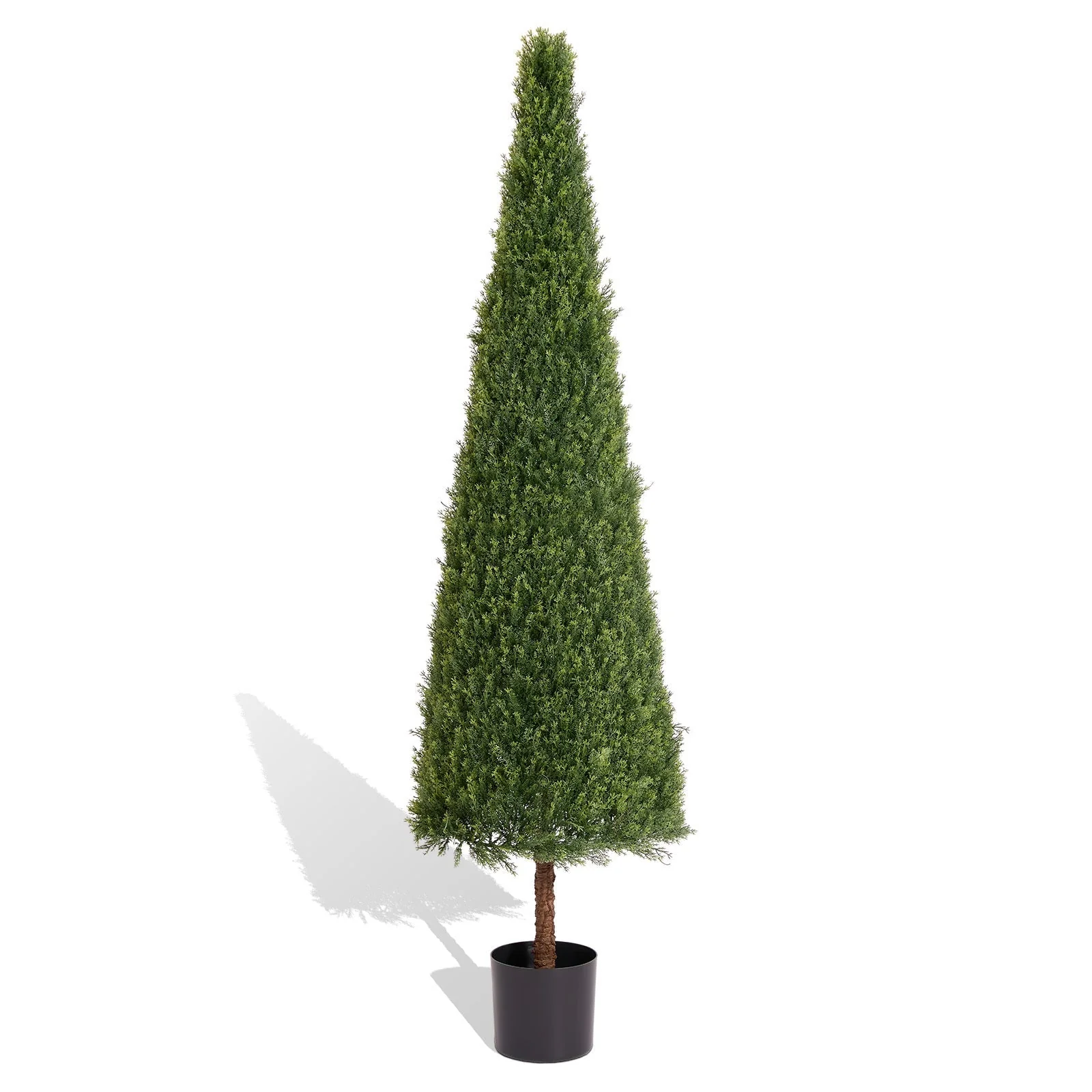 6FT Artificial Conical Topiary Tree UV Resistant Faux Cedar - Image 2