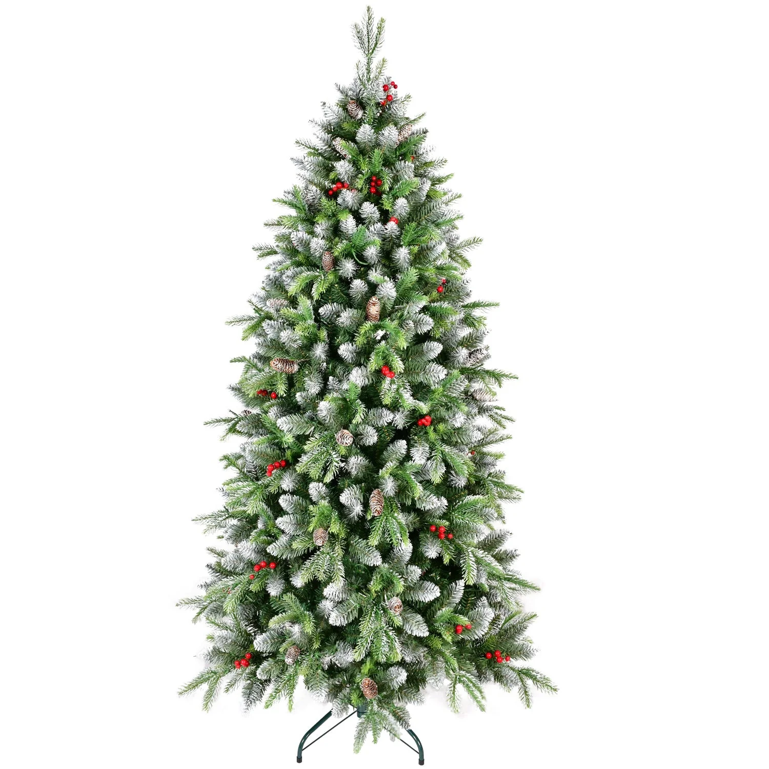 6ft Pre-Lit Artificial Christmas Tree with 380 Warm White LED Lights - Image 12
