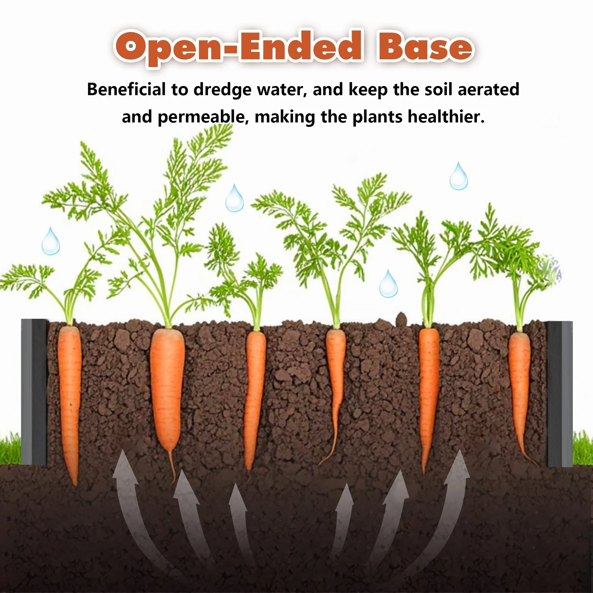 6x3x1 FT Metal Raised Garden Bed Outdoor Planter - Image 6