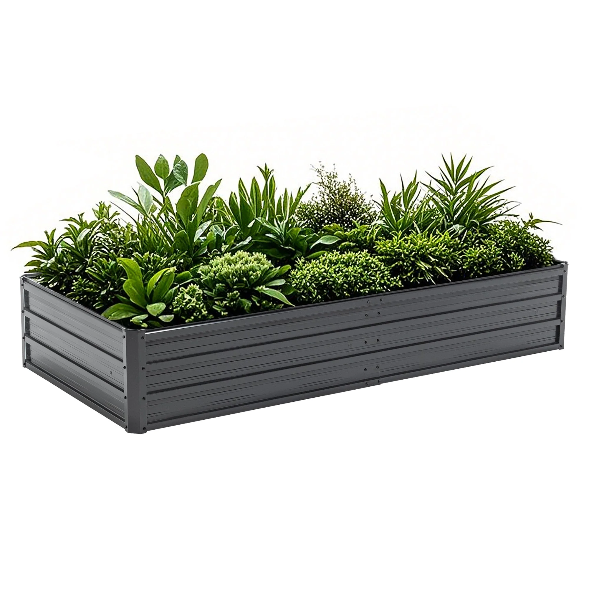 6x3x1 FT Metal Raised Garden Bed Outdoor Planter - Image 9