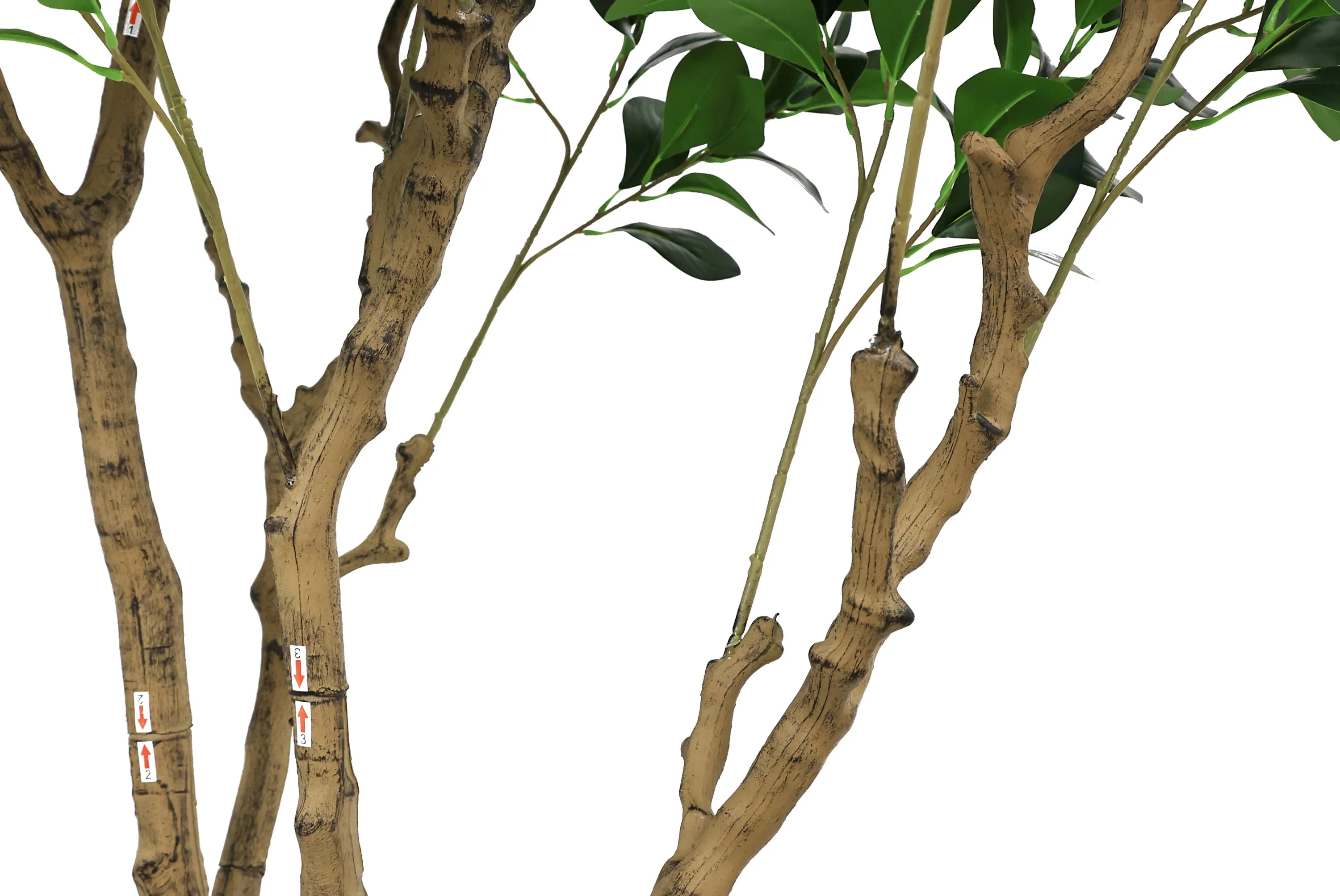 7.2FT Tall Artificial Silk Tree Large Faux Greenery Plant - Image 7