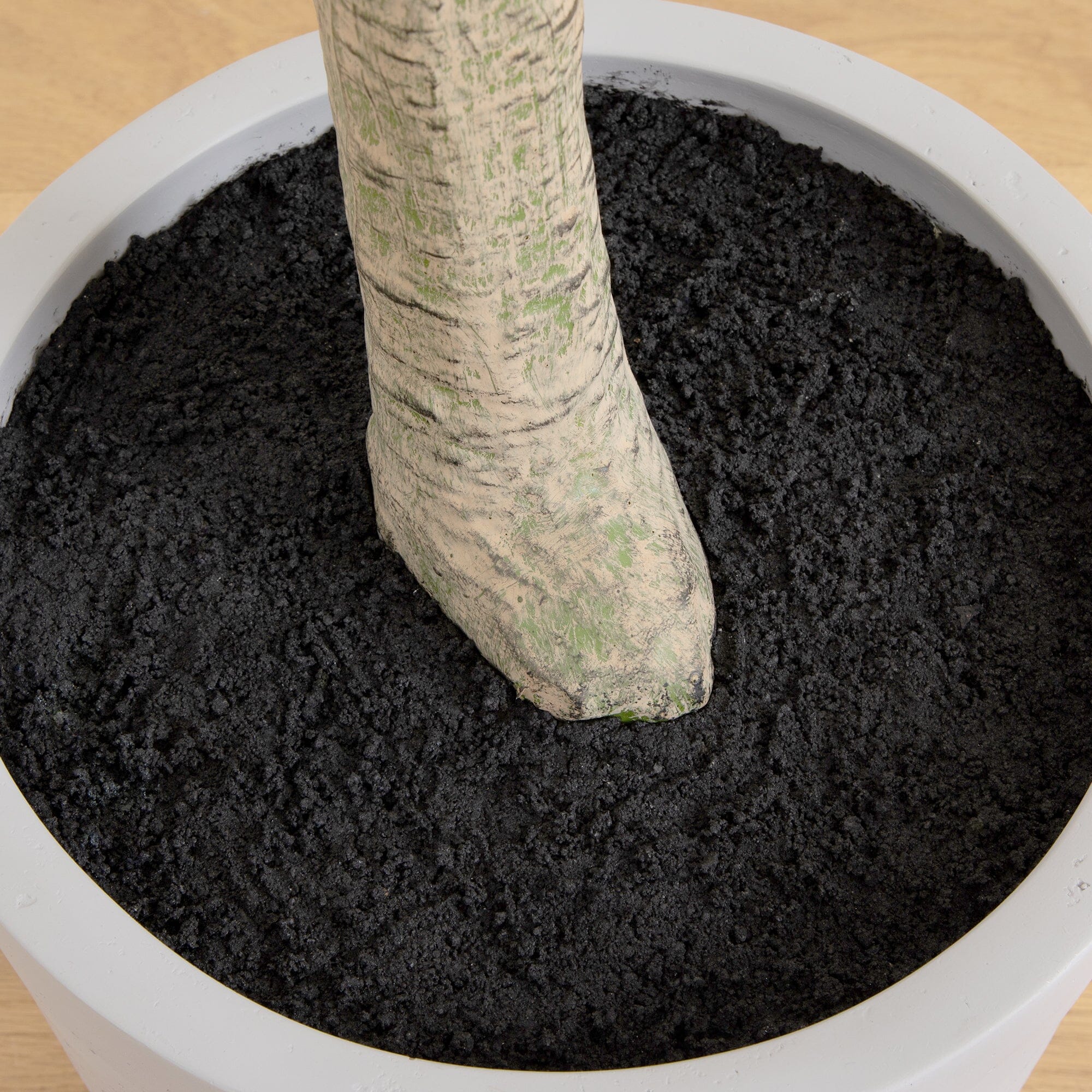 7.5’ Artificial Greco Locust Citrus Tree in Decorative Planter - Image 6