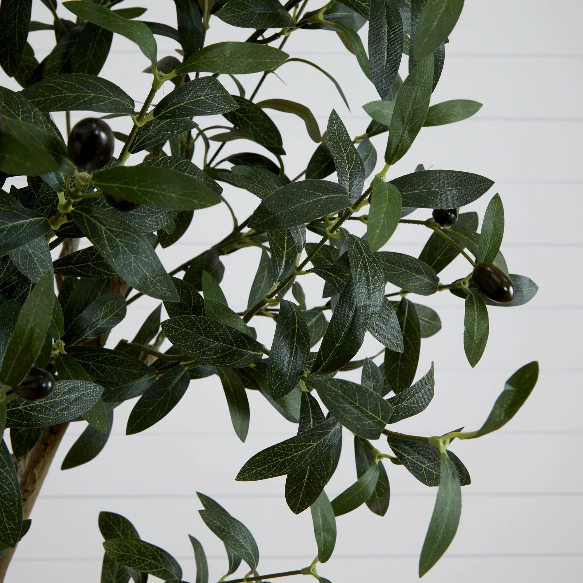 7’ Artificial Olive Tree - Image 2