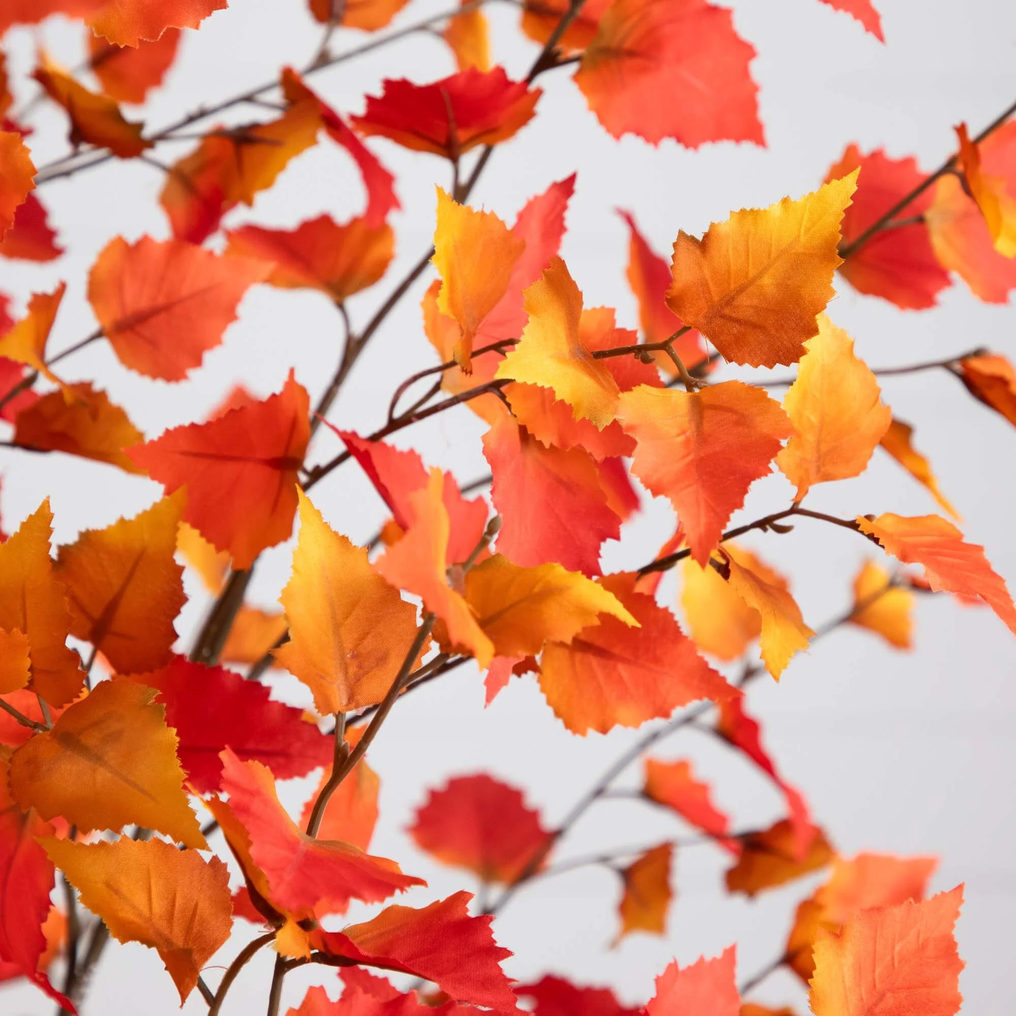 7’ Autumn Birch Artificial Fall Tree - Image 2