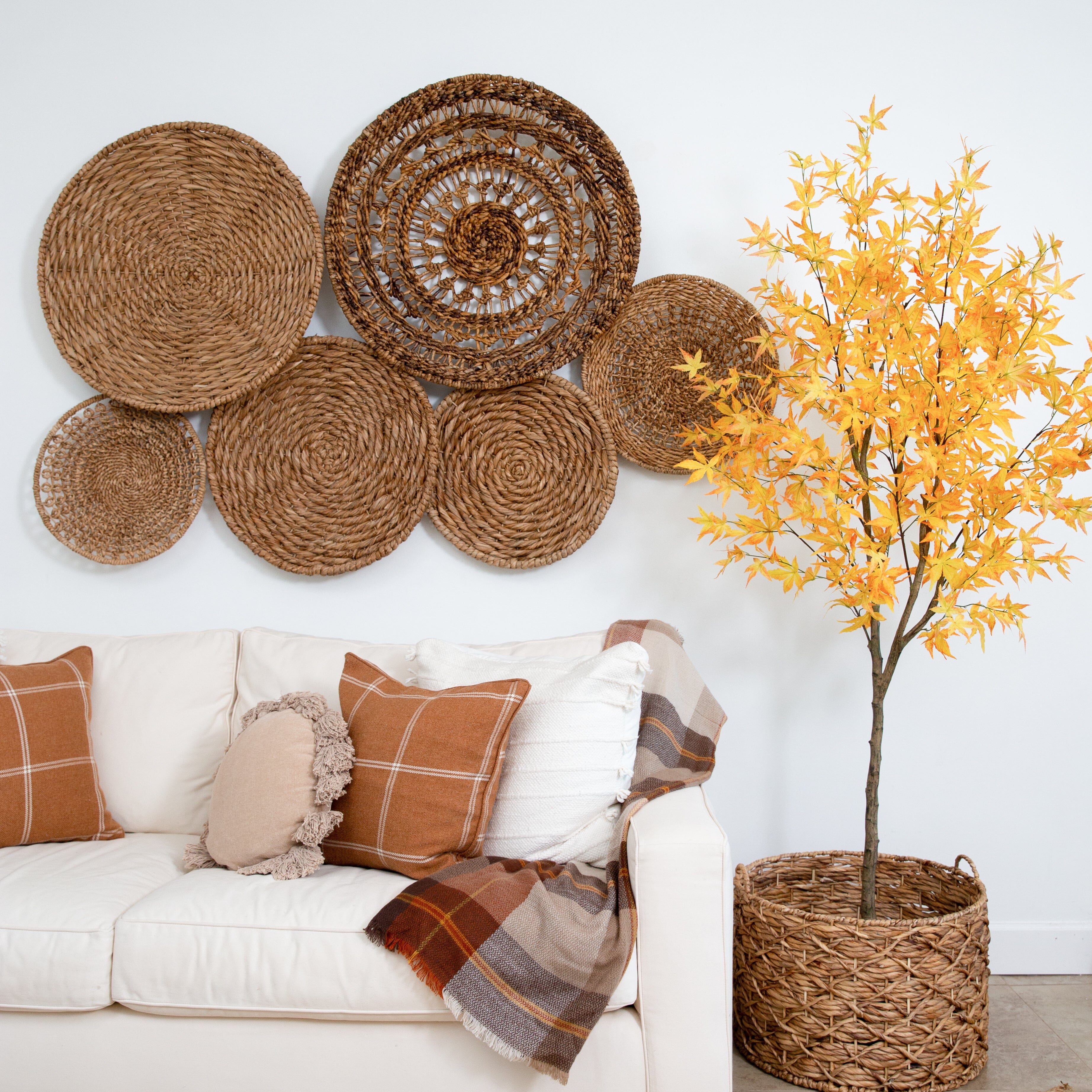 7’ Autumn Maple Artificial Fall Tree - Image 7