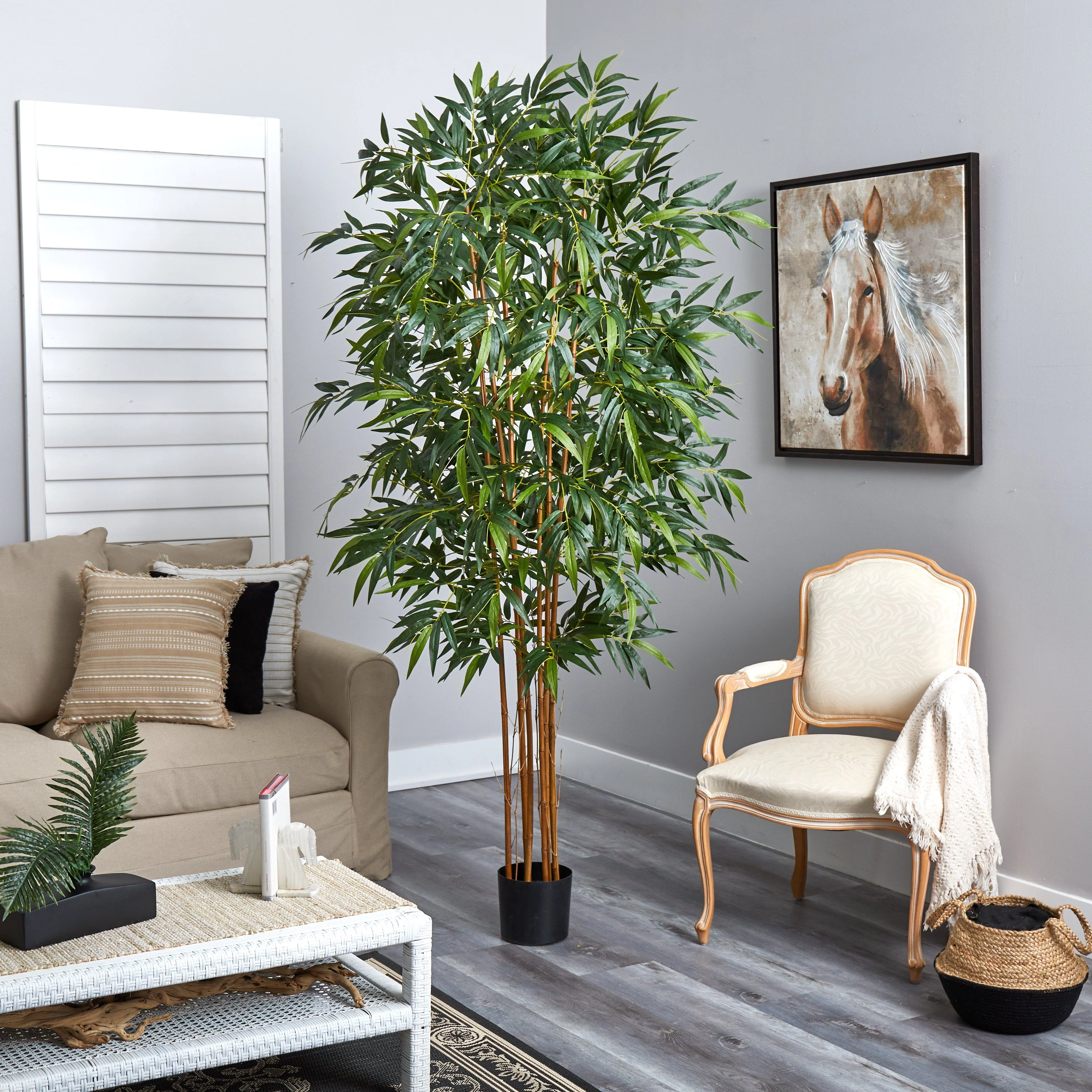 7' Biggy Style Bamboo Silk Tree - Image 3