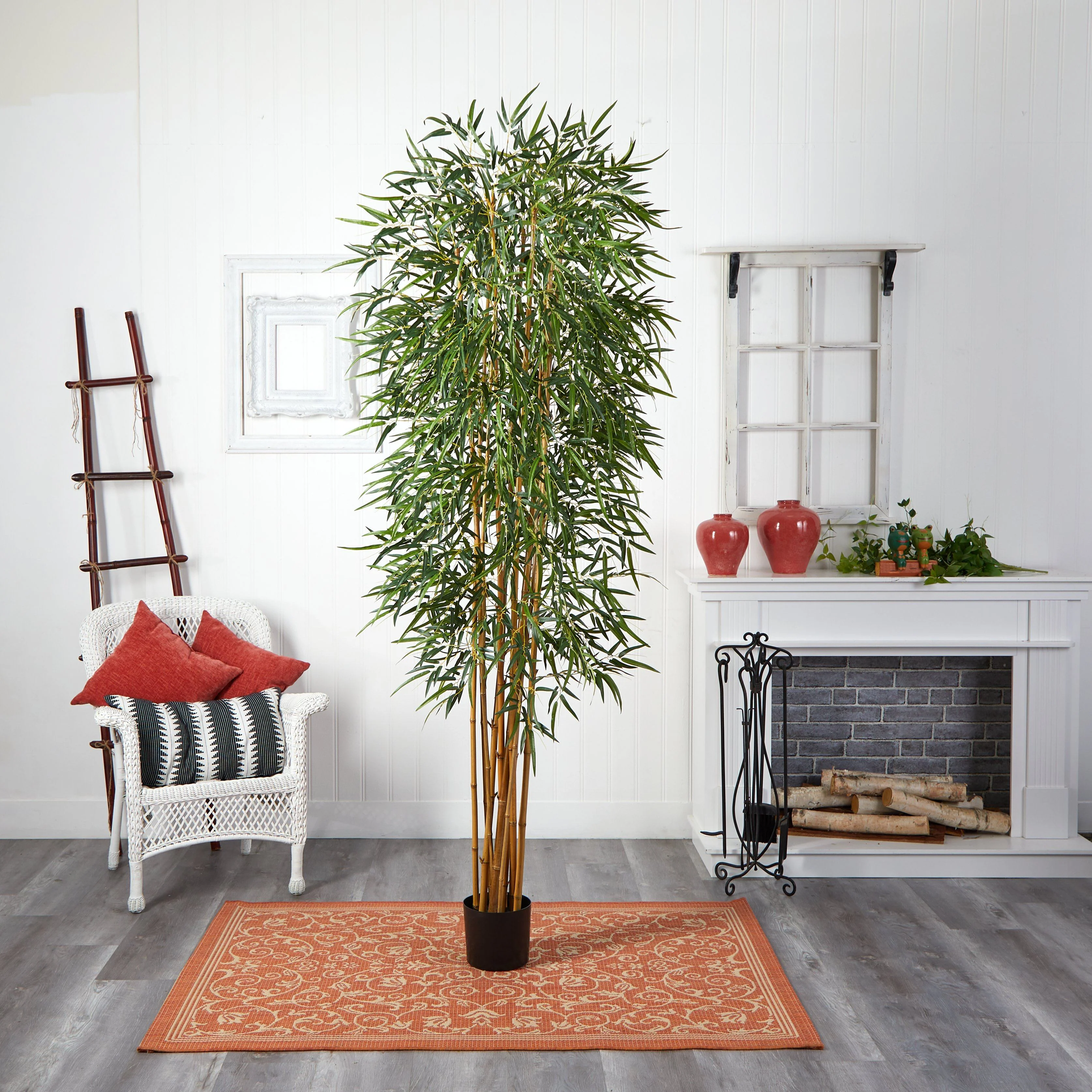 7’ Fancy Style Bamboo Silk Tree - Image 3
