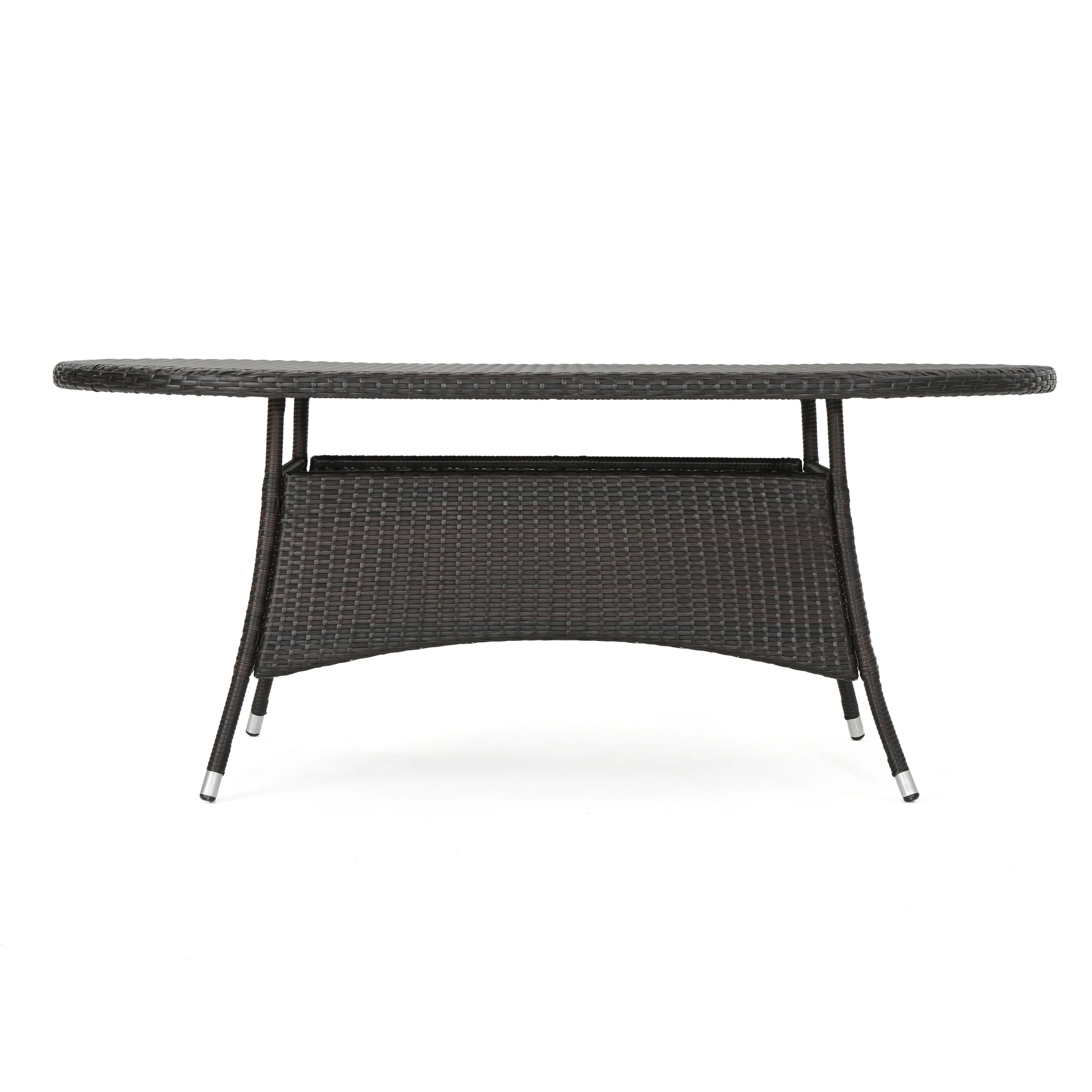 7 Pc Outdoor Wicker Dining Set for Patio - Image 2