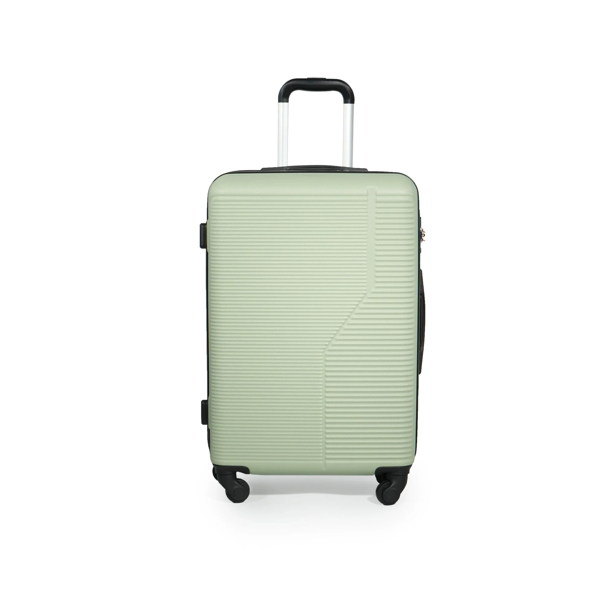 7-Piece ABS Lightweight & Durable Luggage Set in Green - Image 9