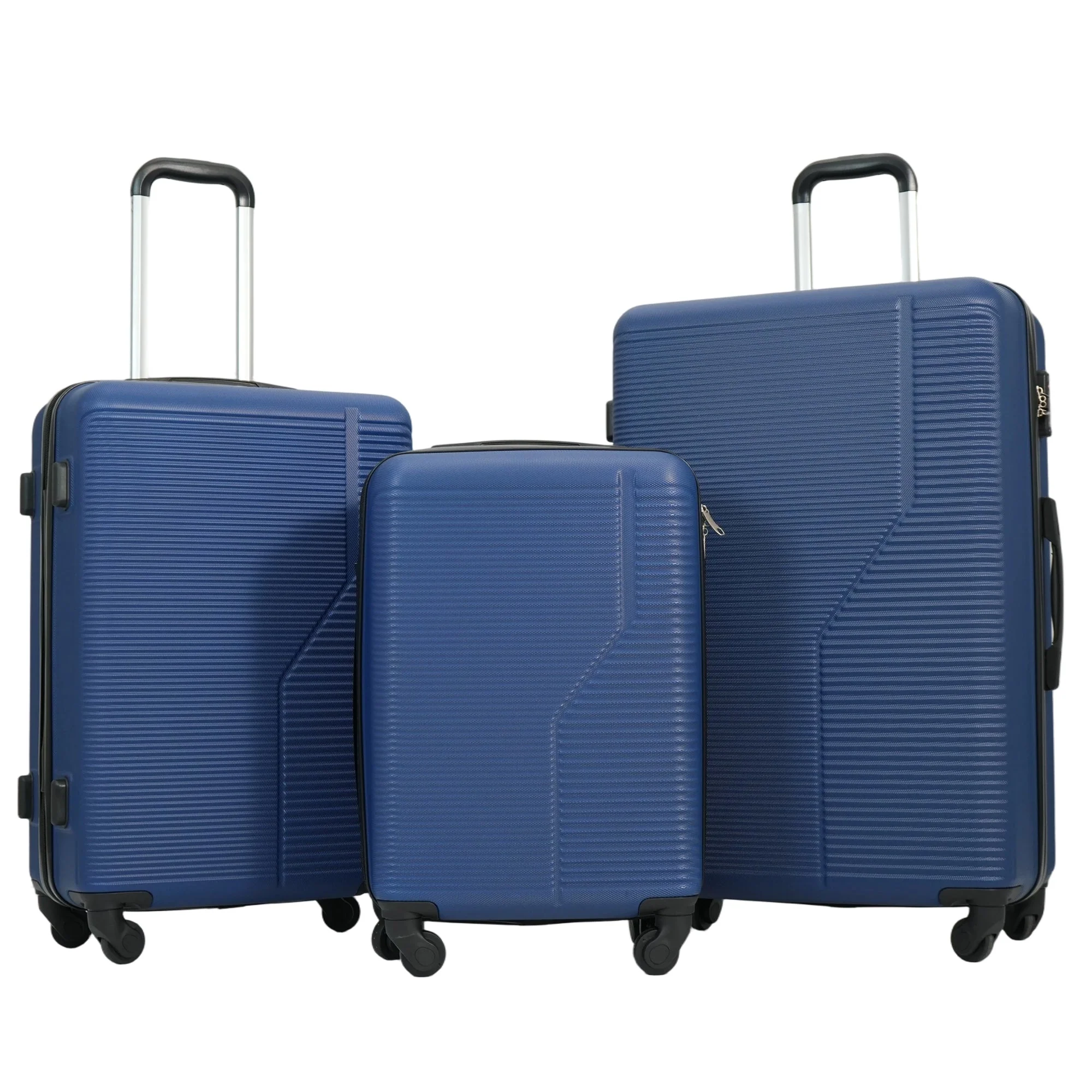 7-Piece ABS Luggage Set with Spinner Wheels and TSA Lock - Image 2