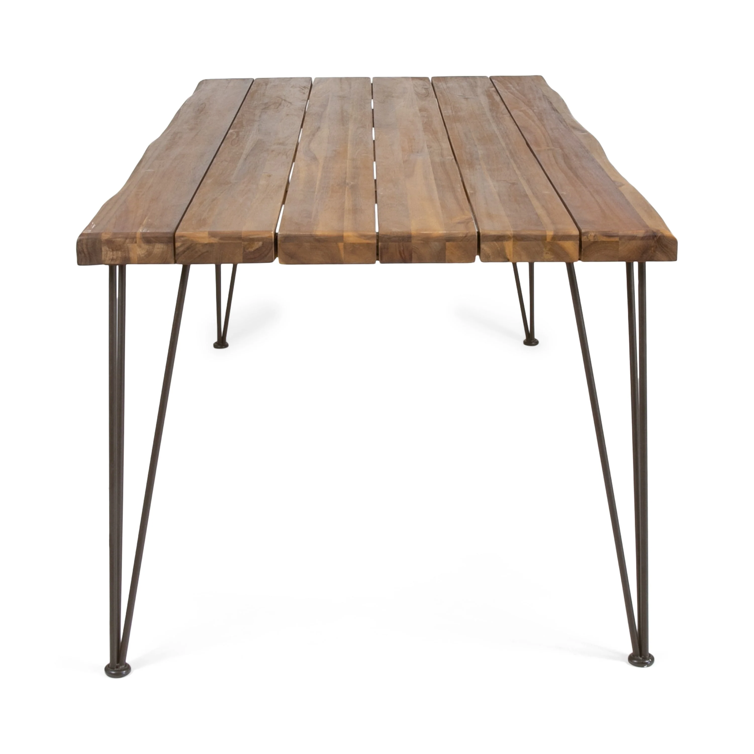 7-Piece Acacia Wood Outdoor Dining Set - Image 4