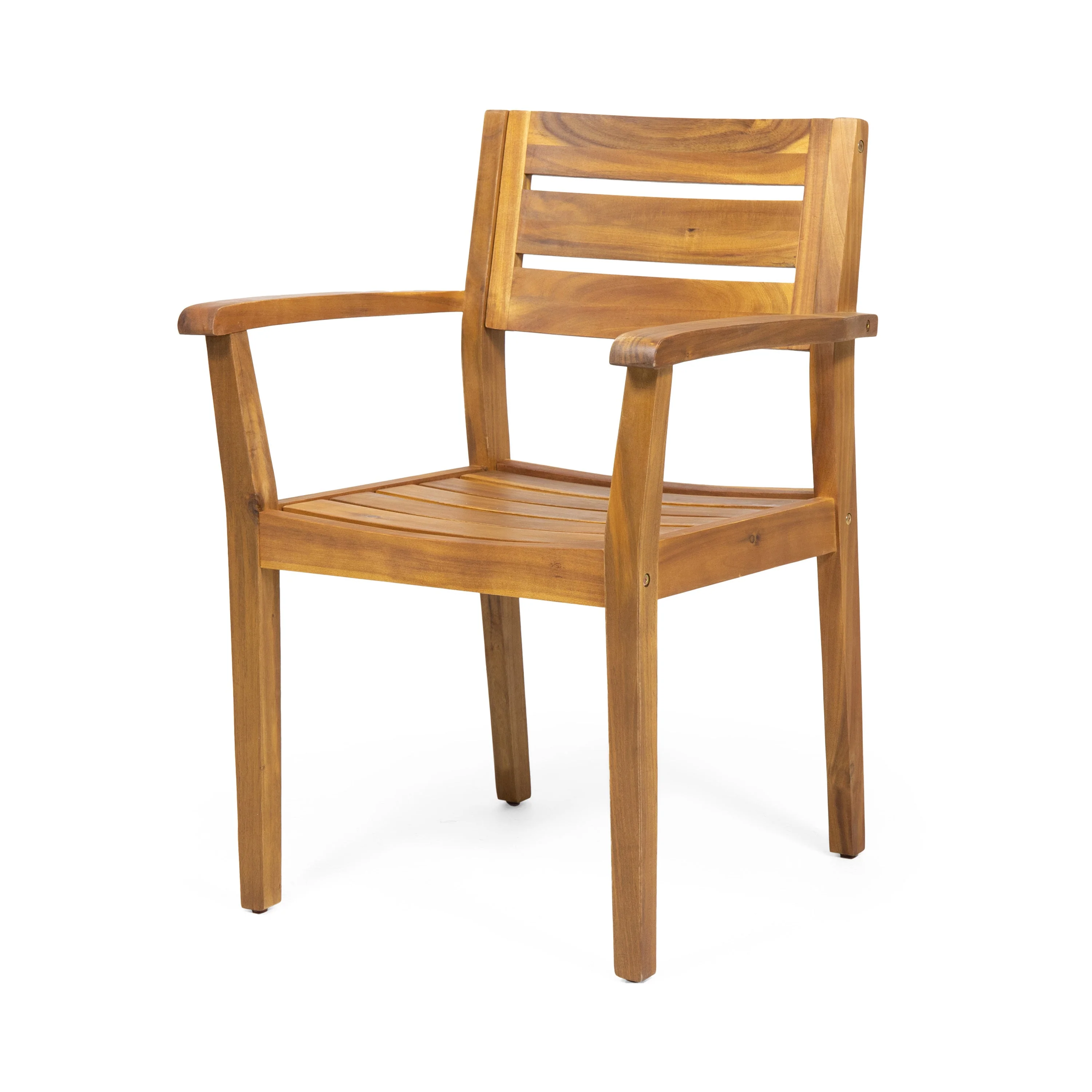 7-Piece Acacia Wood Outdoor Dining Set - Image 7