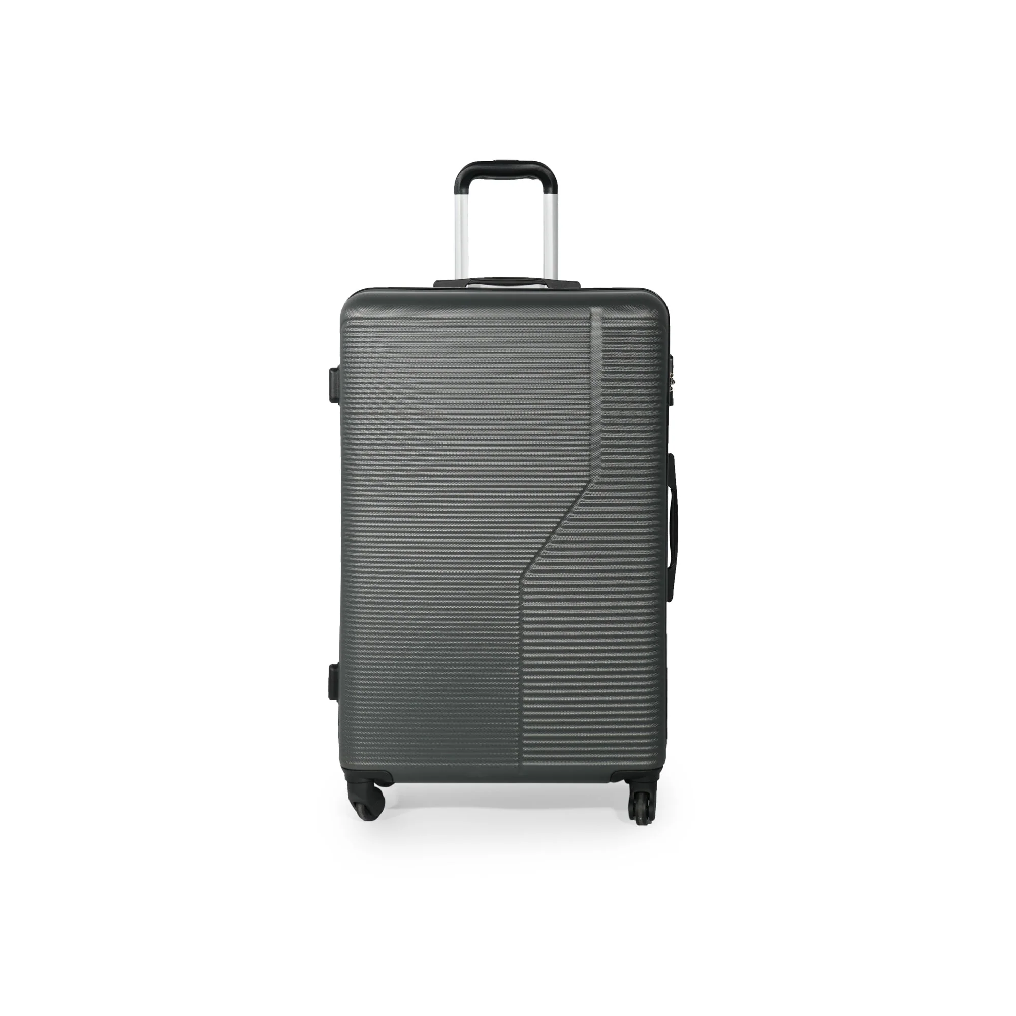 7-Piece Luggage Set ABS Lightweight & Durable Suitcase with Spinner Wheels TSA Lock (20/24/28) Dark Grey - Image 8