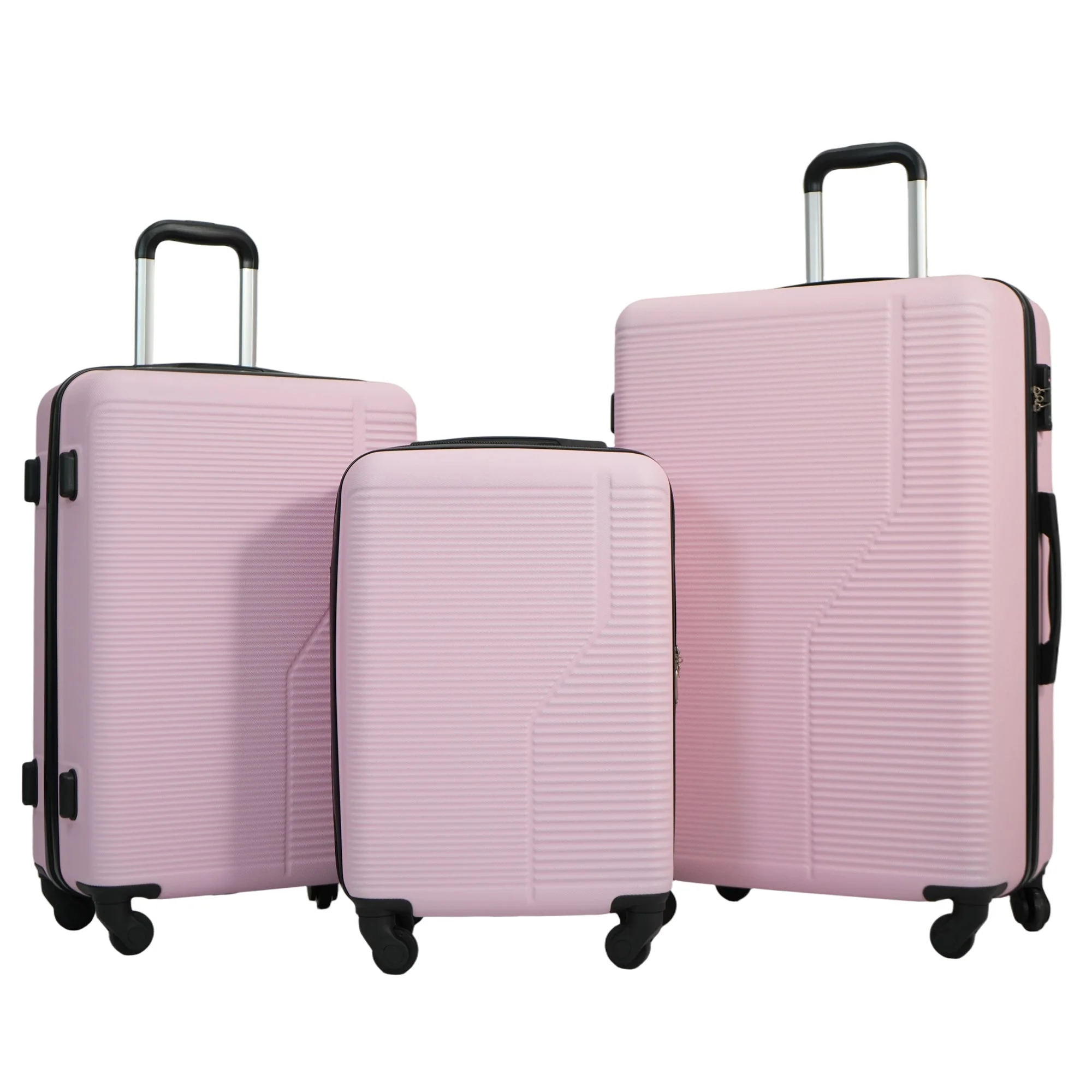 7-Piece Luggage Set ABS Lightweight & Durable with Spinner Wheels - Image 2