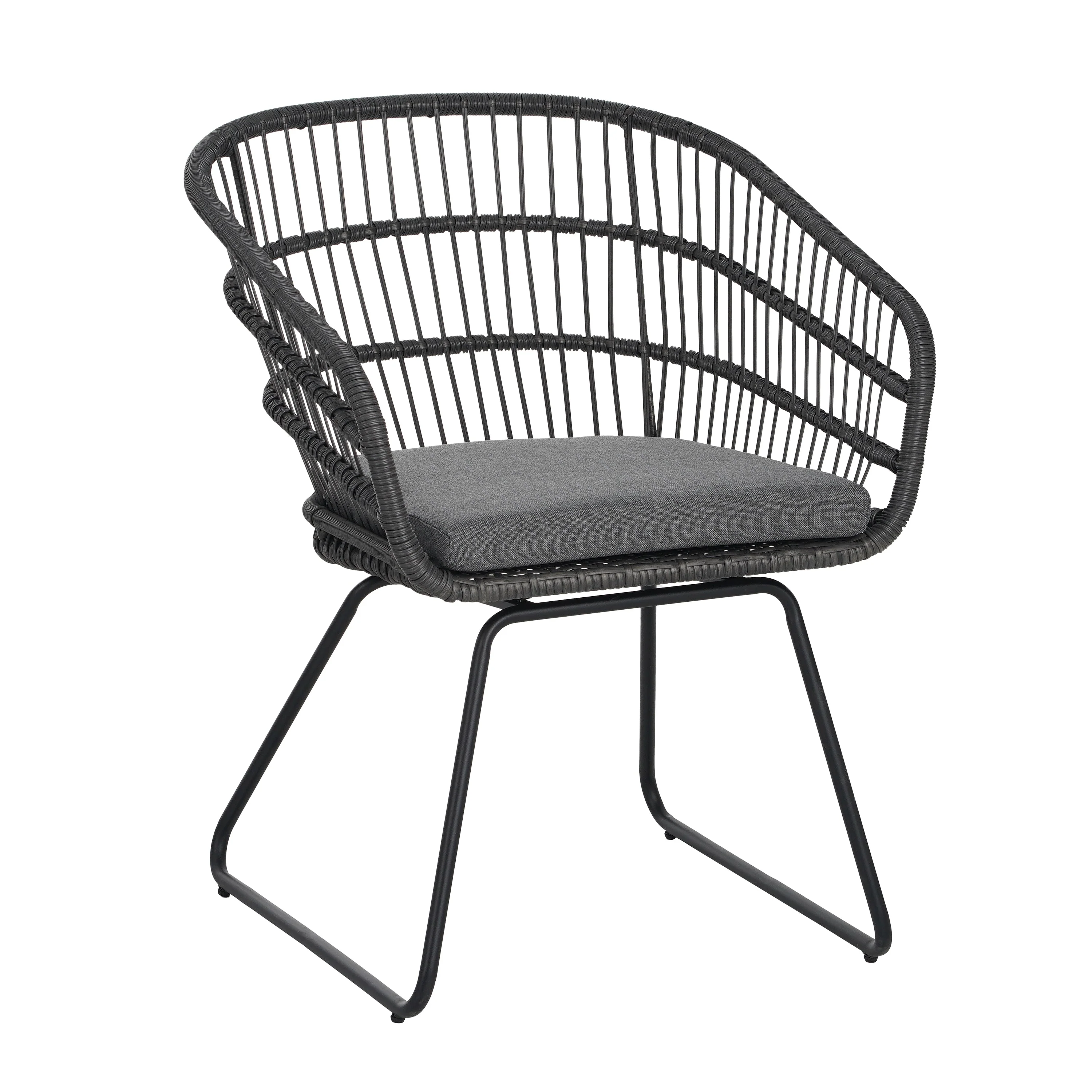 7-Piece Outdoor Wicker Dining Set for 6 - Image 8