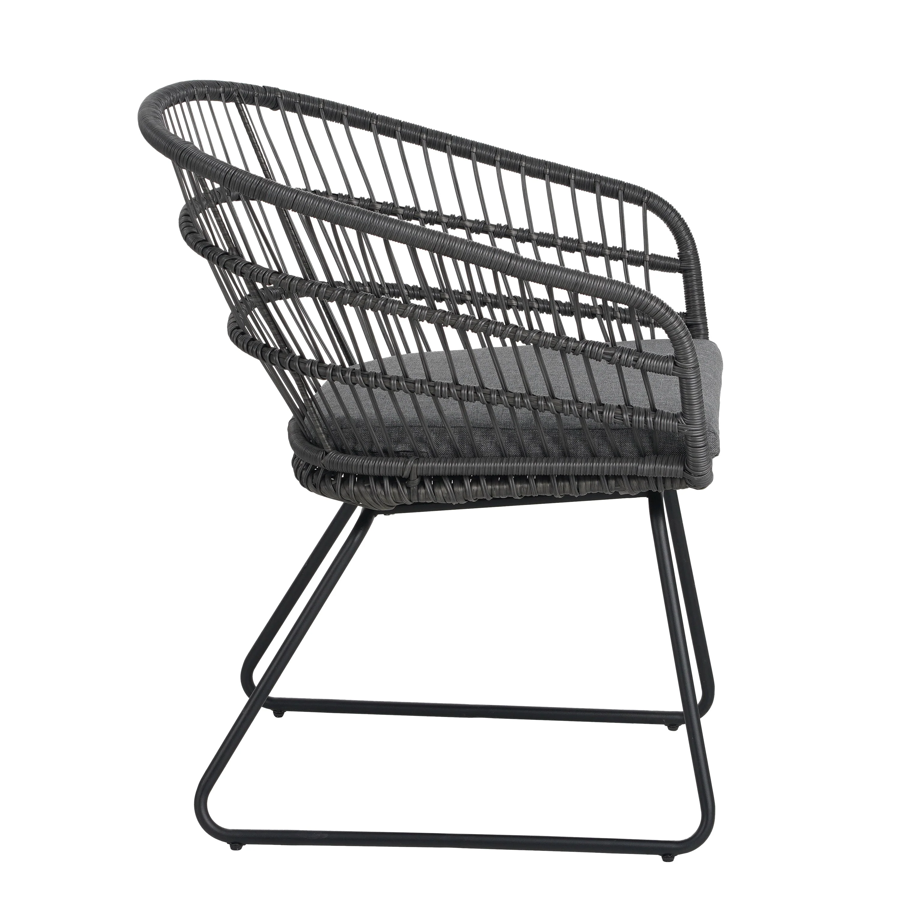 7-Piece Outdoor Wicker Dining Set for 6 - Image 9