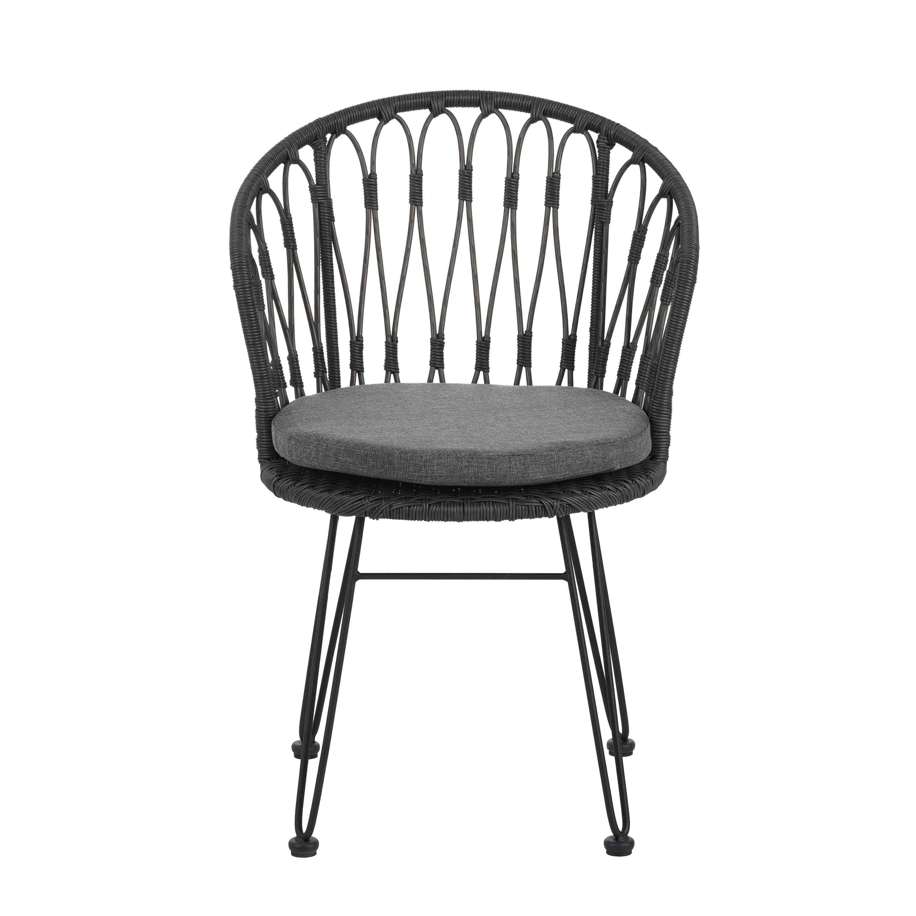7-Piece Outdoor Wicker Dining Set for 6 - Image 9