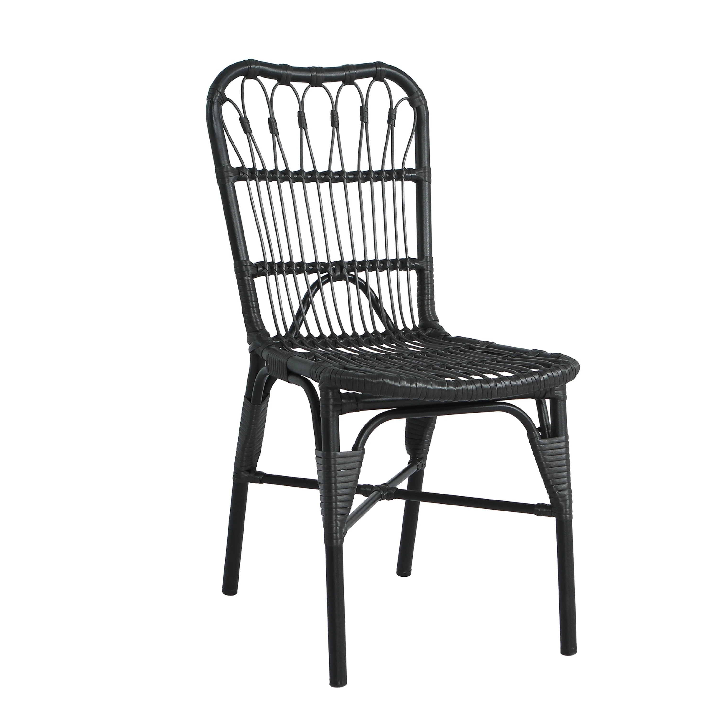 7-Piece Outdoor Wicker Dining Set, Seats 6 - Image 8