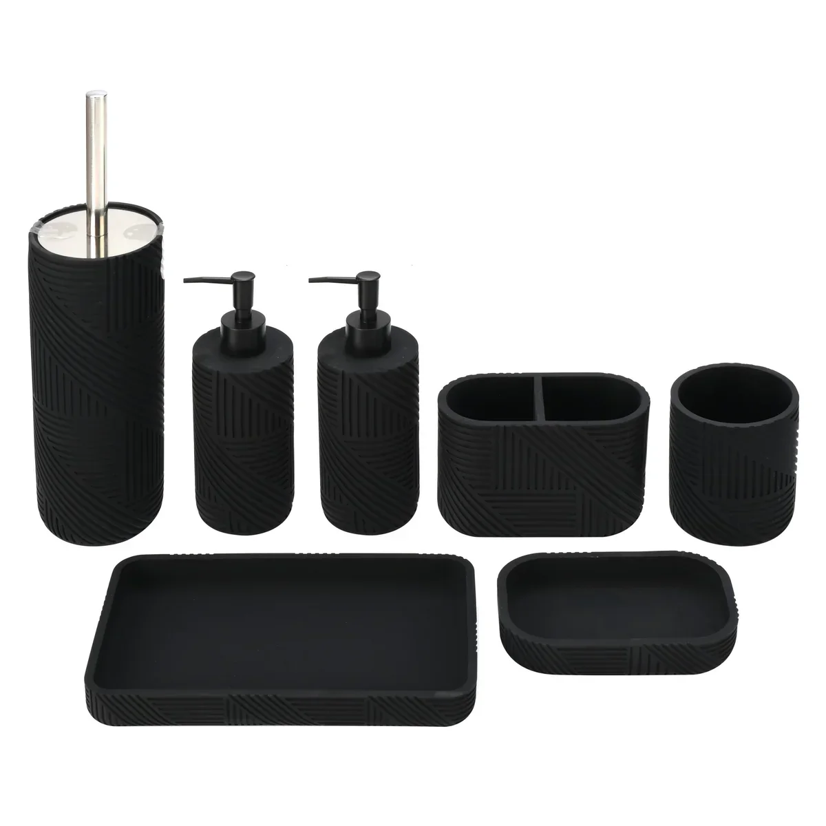 7-Piece Resin Bathroom Accessories Set - Image 11