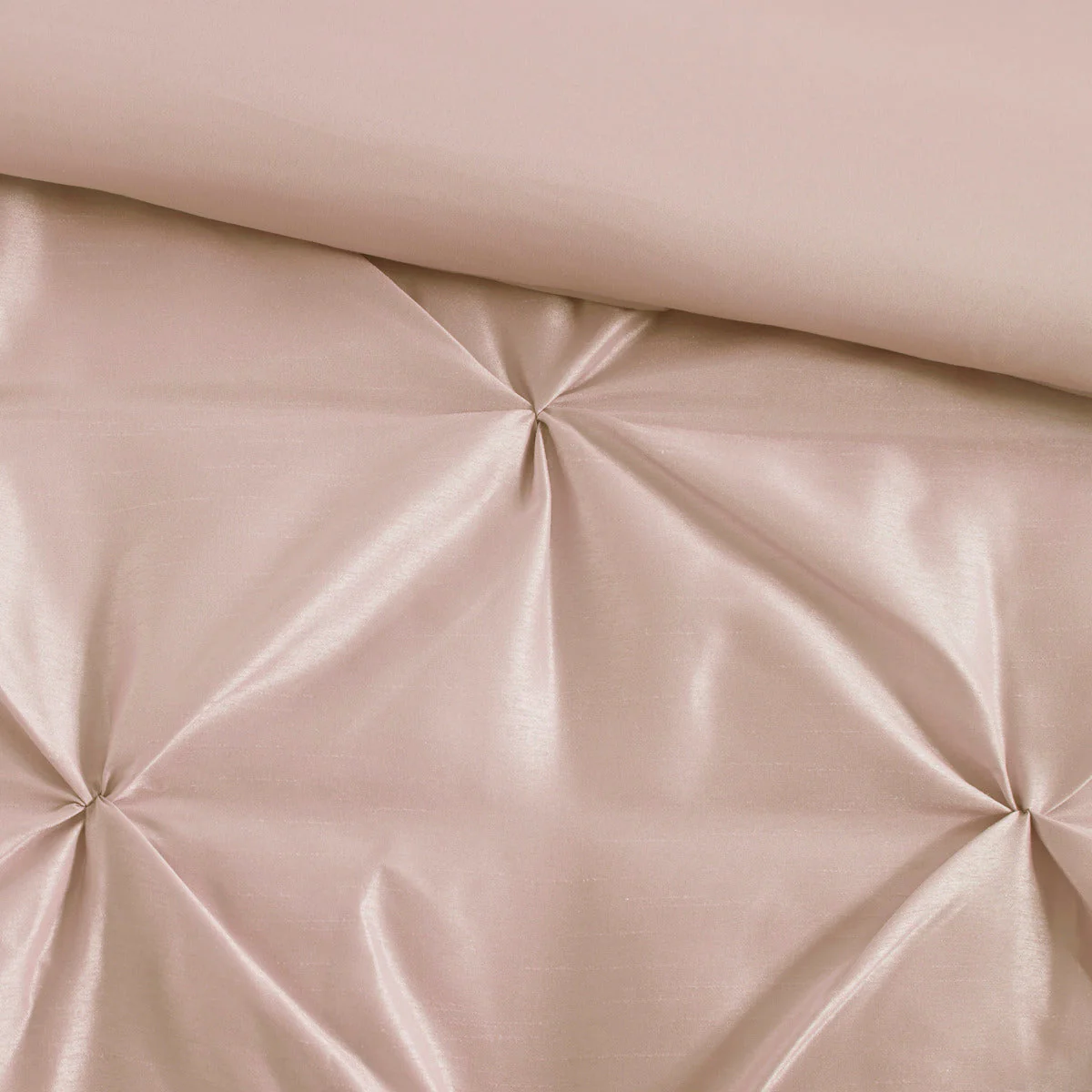 7 Piece Tufted Comforter Set Blush Cal King - Image 9