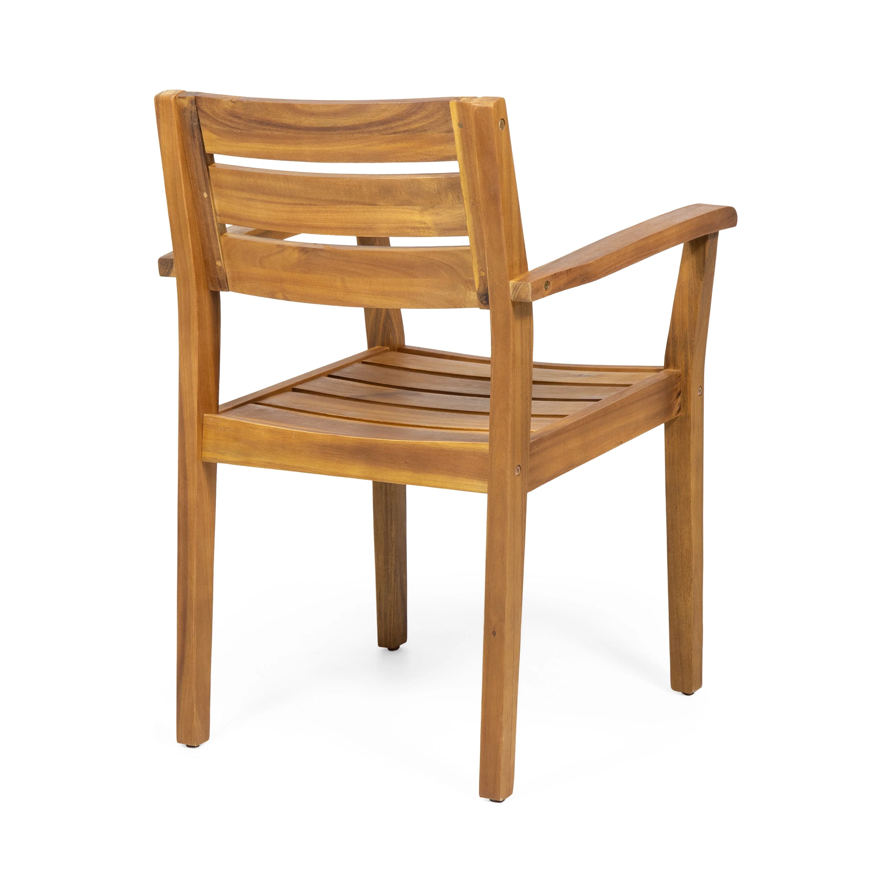7 Pieces Acacia Wood Outdoor Dining Set - Image 10