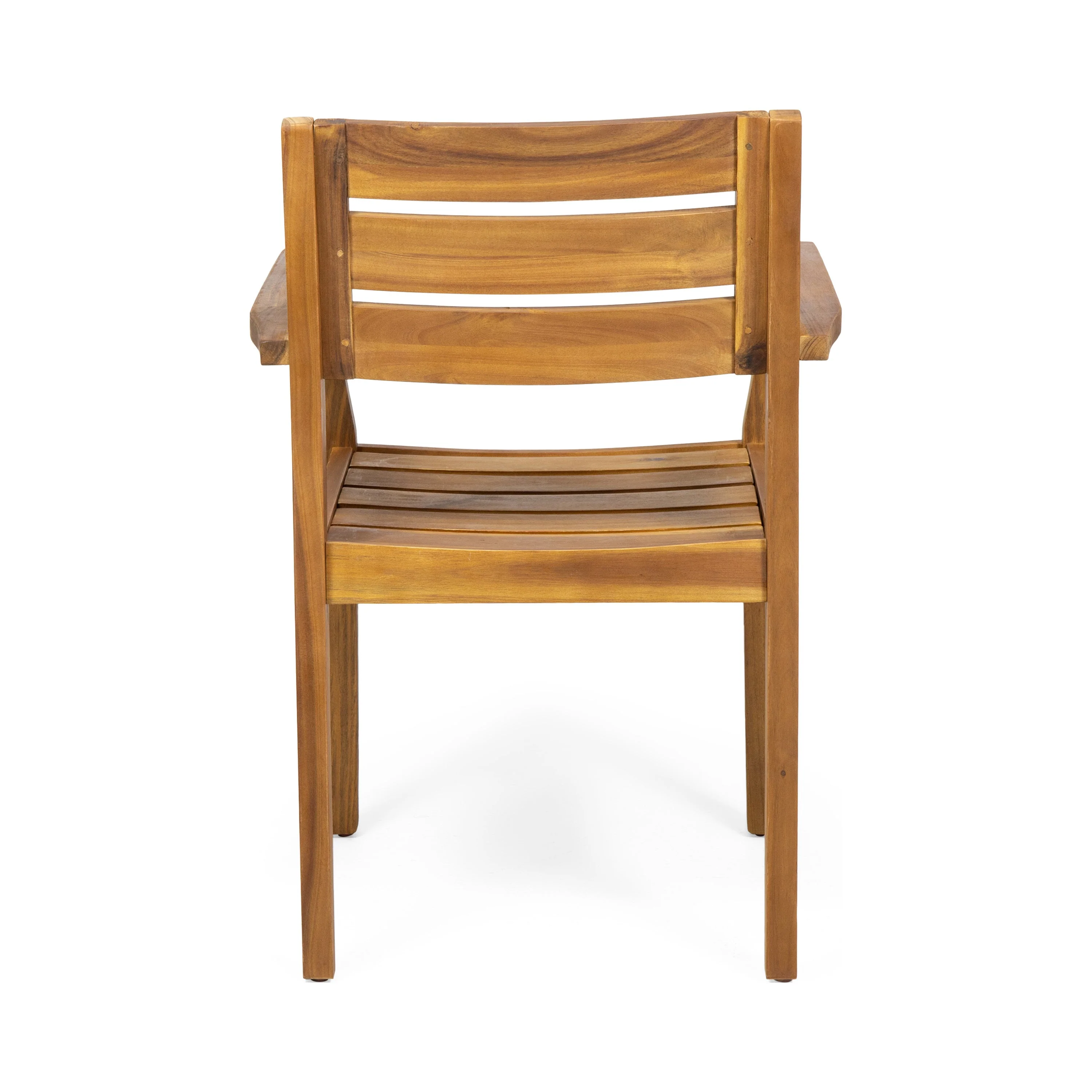 7 Pieces Acacia Wood Outdoor Dining Set - Image 11