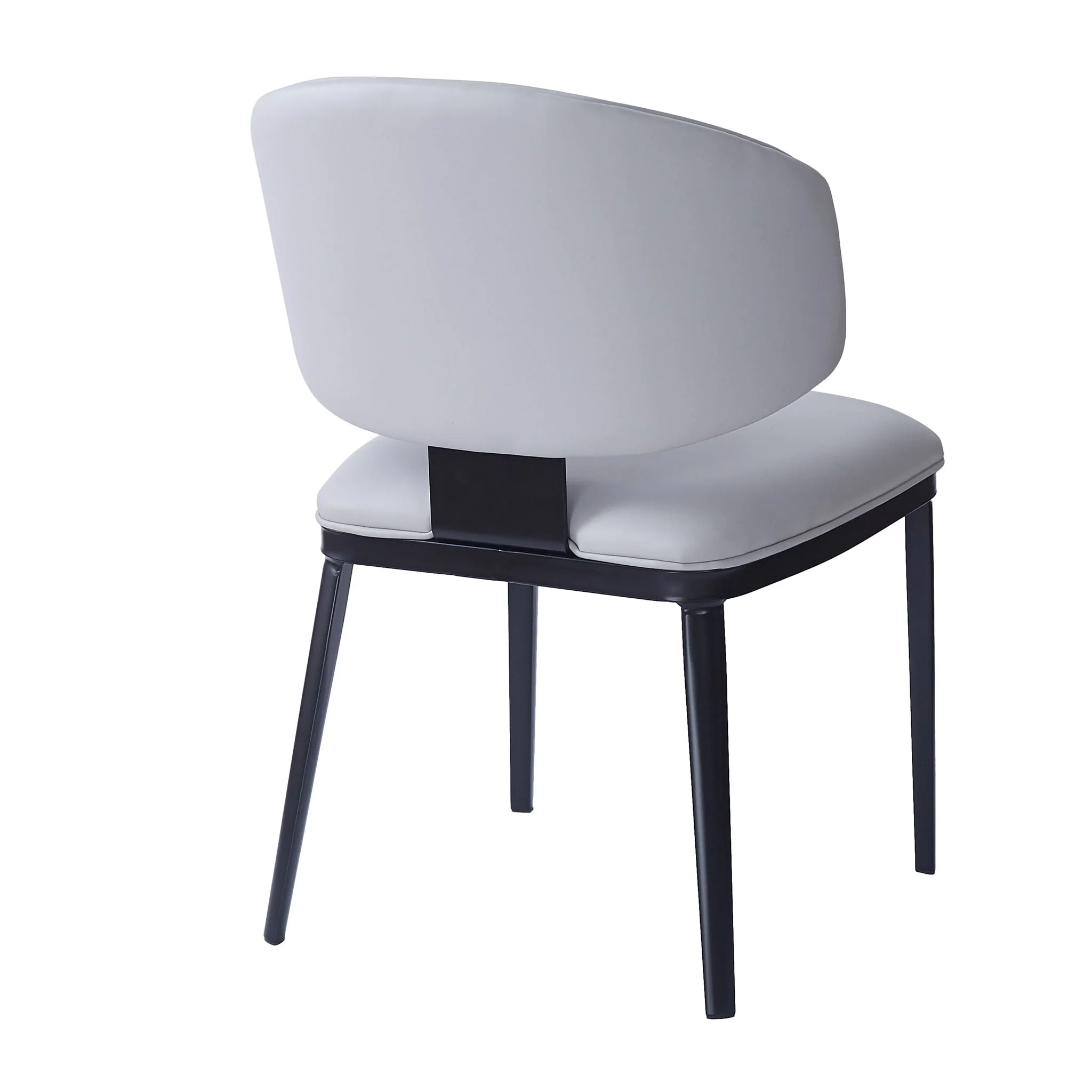 7 Pieces Contemporary Dining Set With Faux Leather Chairs - Image 15