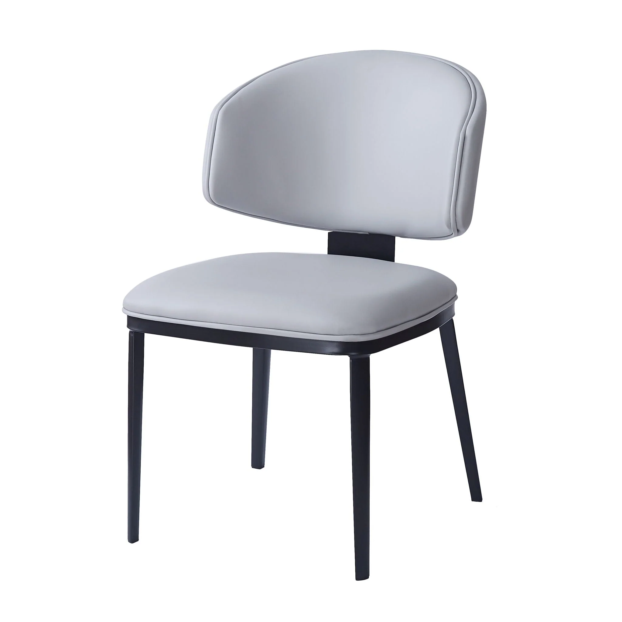 7 Pieces Contemporary Dining Set With Faux Leather Chairs - Image 23
