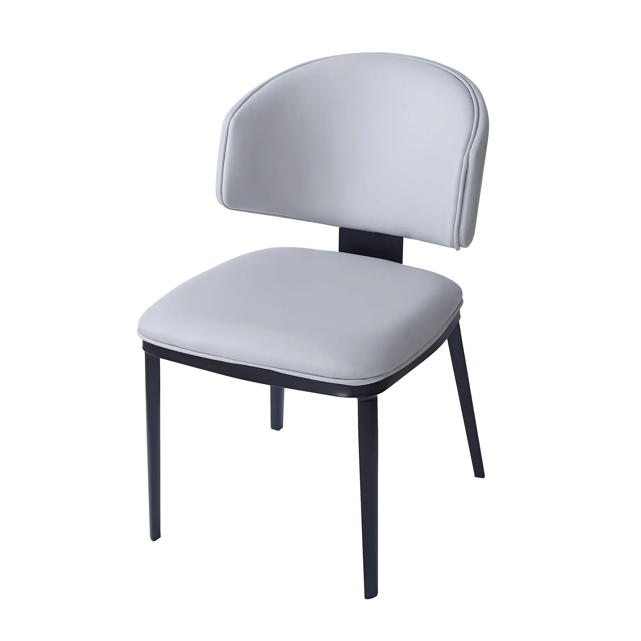 7 Pieces Contemporary Dining Set With Faux Leather Chairs - Image 24