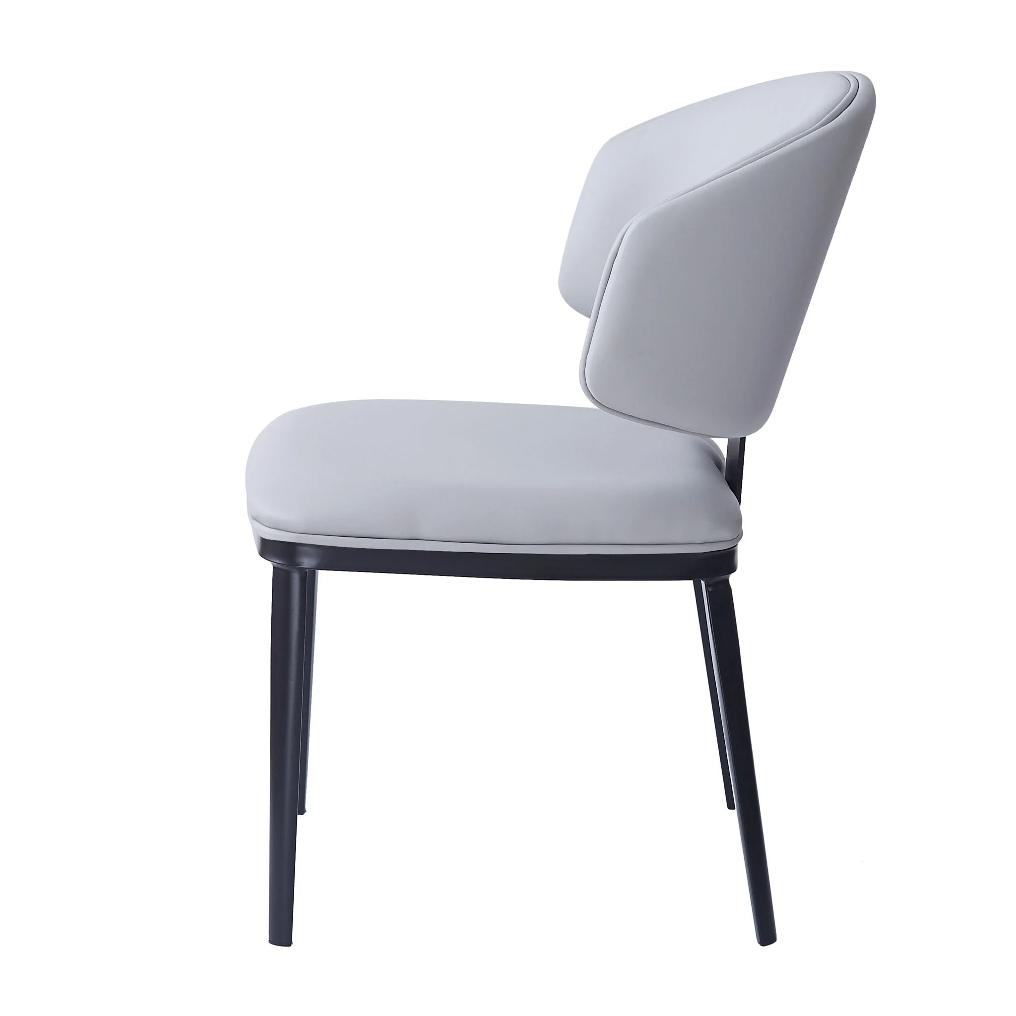7 Pieces Contemporary Dining Set With Faux Leather Chairs - Image 32