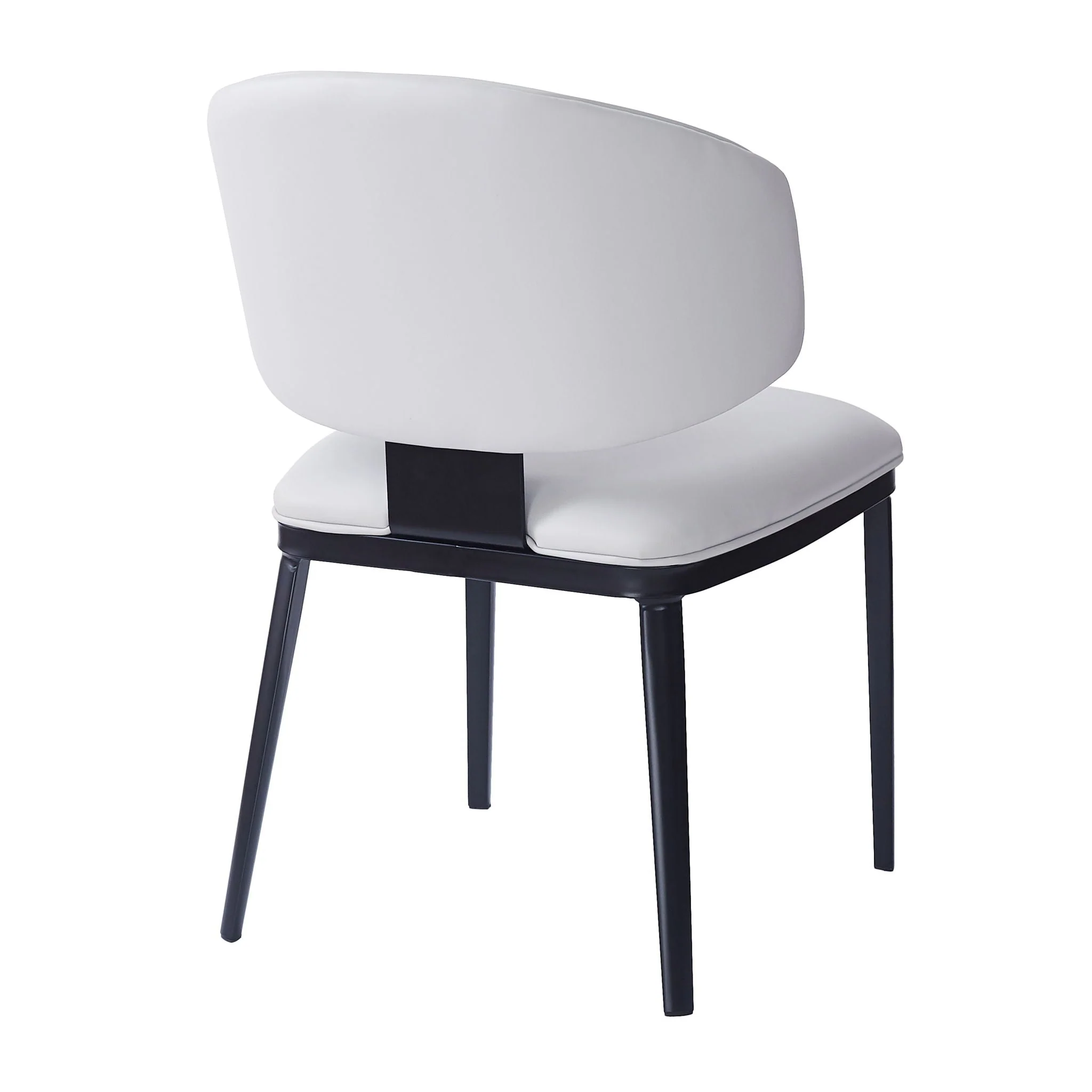 7 Pieces Contemporary Dining Set With Faux Leather Chairs - Image 8