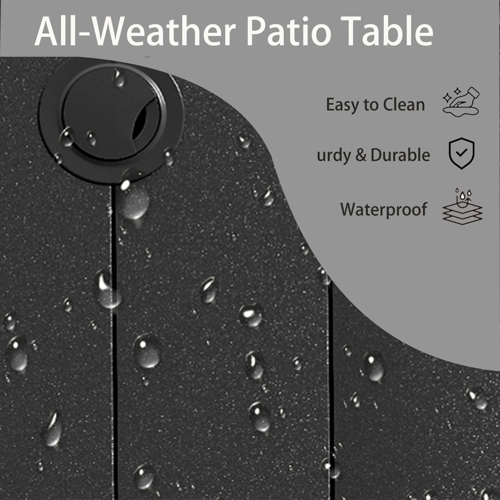 7 Pieces Outdoor Patio Dining Set - Image 9