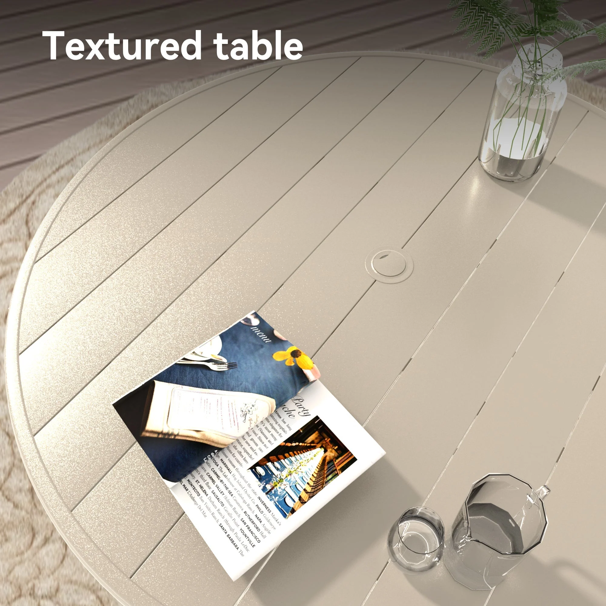 7 Pieces Patio Dining Set - Image 5