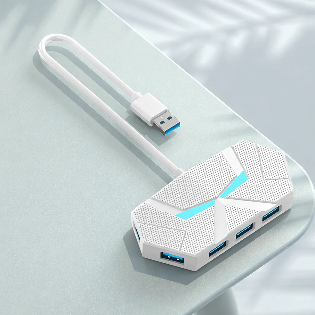 7 Port USB 3.0 Hub Powered USB Splitter 5Gbps PD Dock for Laptop PC - Image 10