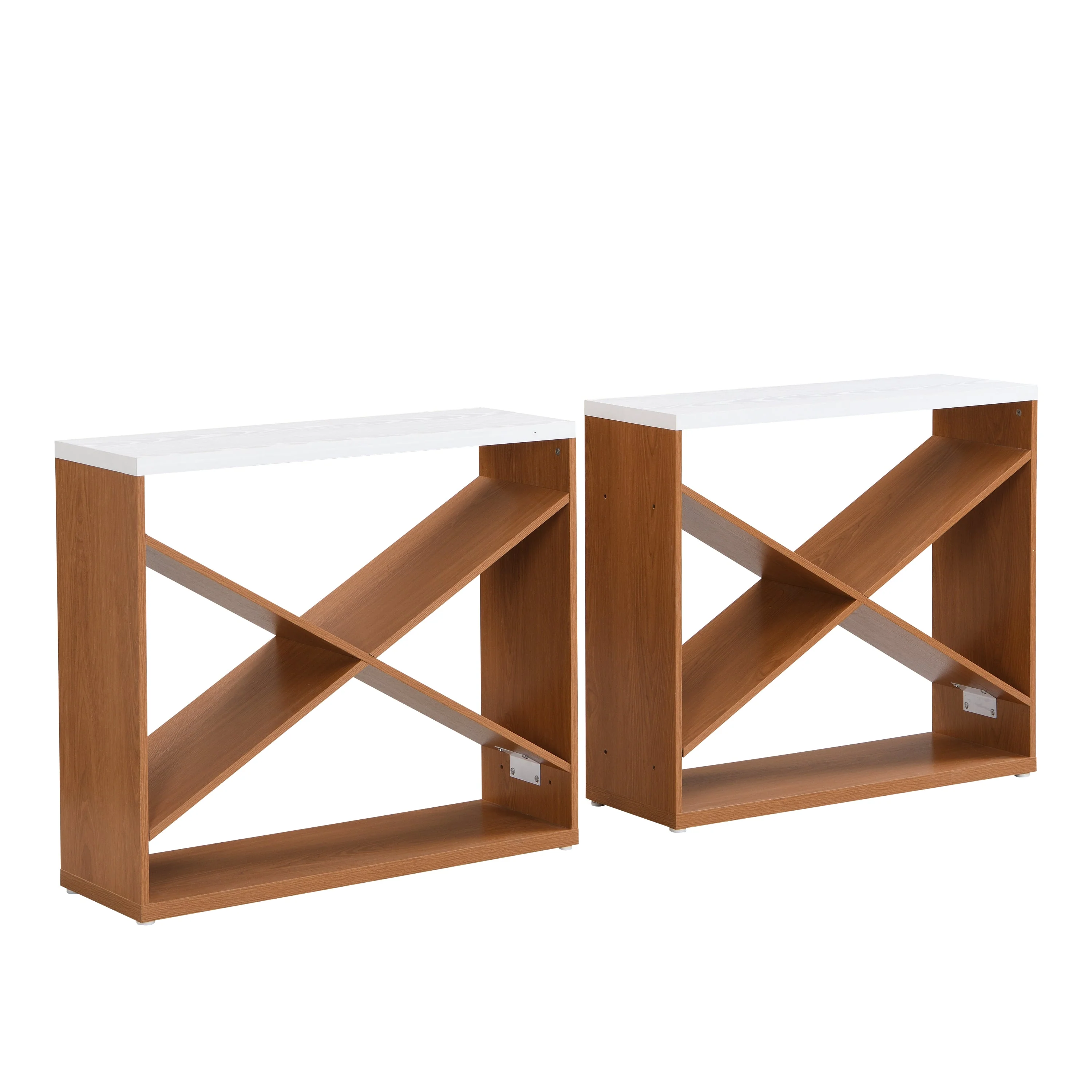 70.87 Inch Farmhouse Console Table in White - Image 10